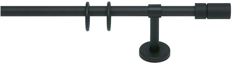 Image of indeko Gardinenstange »Cilate«, 1 läufig-läufig, Wunschmasslänge, schwarz bei Ackermann Versand Schweiz