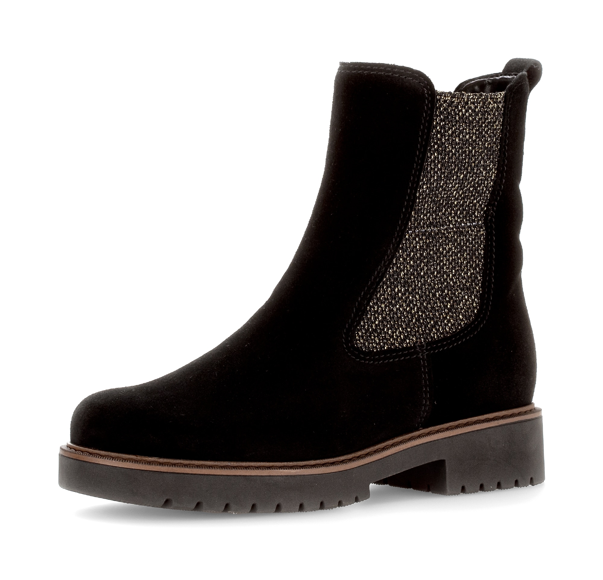 Image of Gabor Chelseaboots "KOS" Blockabsatz, Stiefelette in Komfortweite H (= sehr weit)