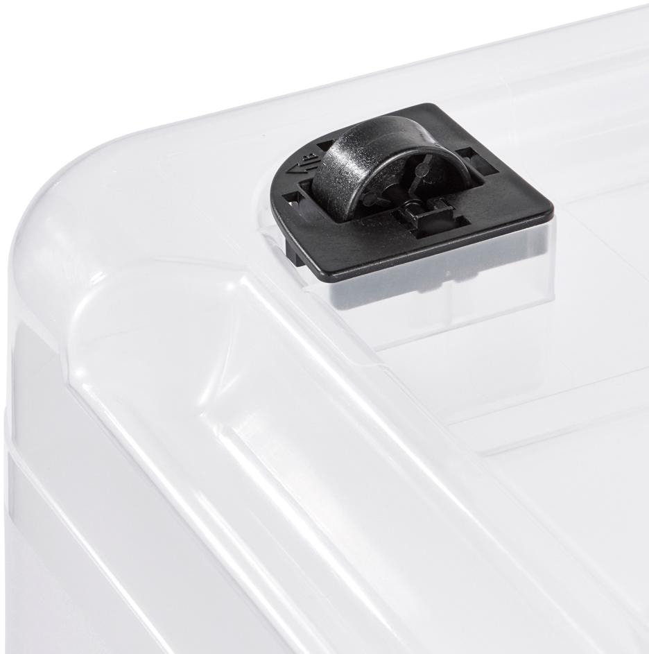 keeeper Organizer »konrad«, (Set, 2 St.), Aufbewahrungsbox, 52 L, mit Rollen, Deckel, Schiebeverschluss