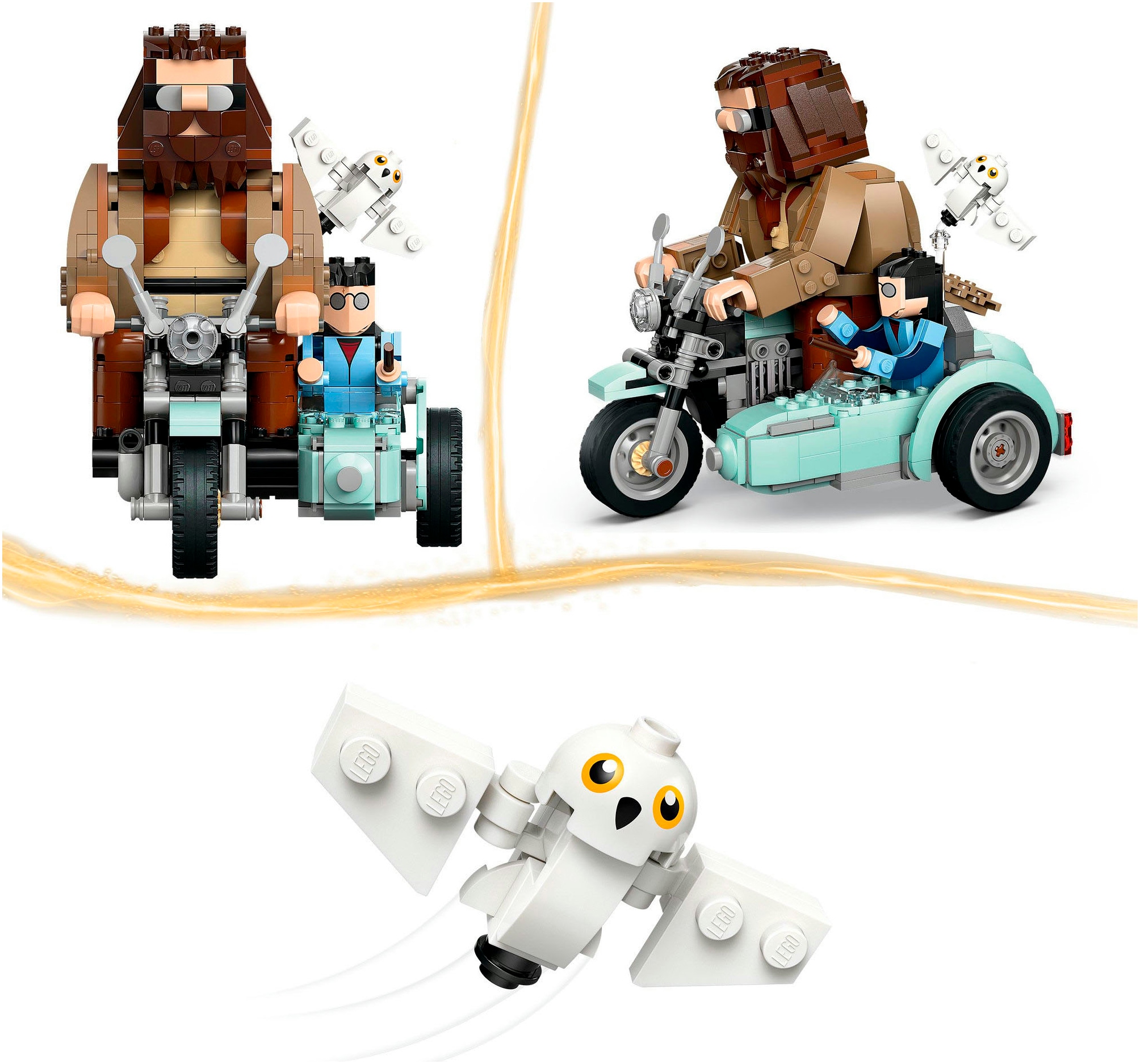 LEGO® Pions de construction »Hagrids und Harrys Motorradtour (76443), LEGO Harry Potter™« Made in Europe