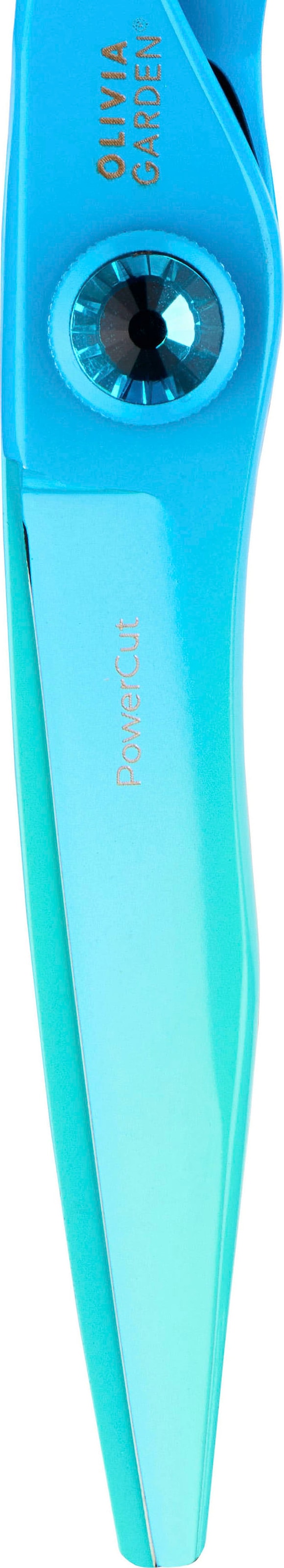 OLIVIA GARDEN Haarschere »PowerCut Rainbow Blue 5,5 Zoll«