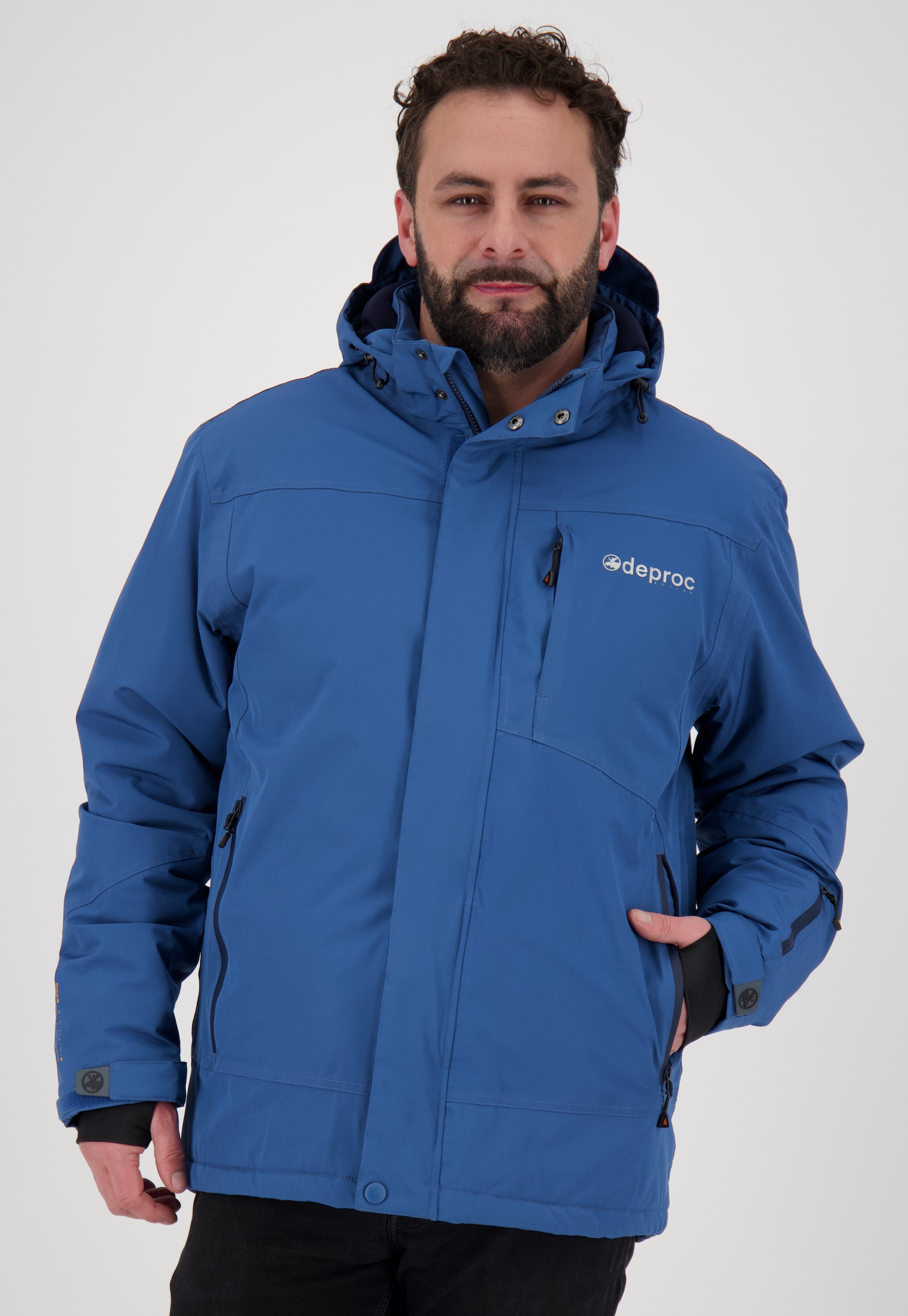 Image of DEPROC Active Winterjacke "MONTREAL MEN" mit Kapuze auch in Grossen Grössen erhältlich