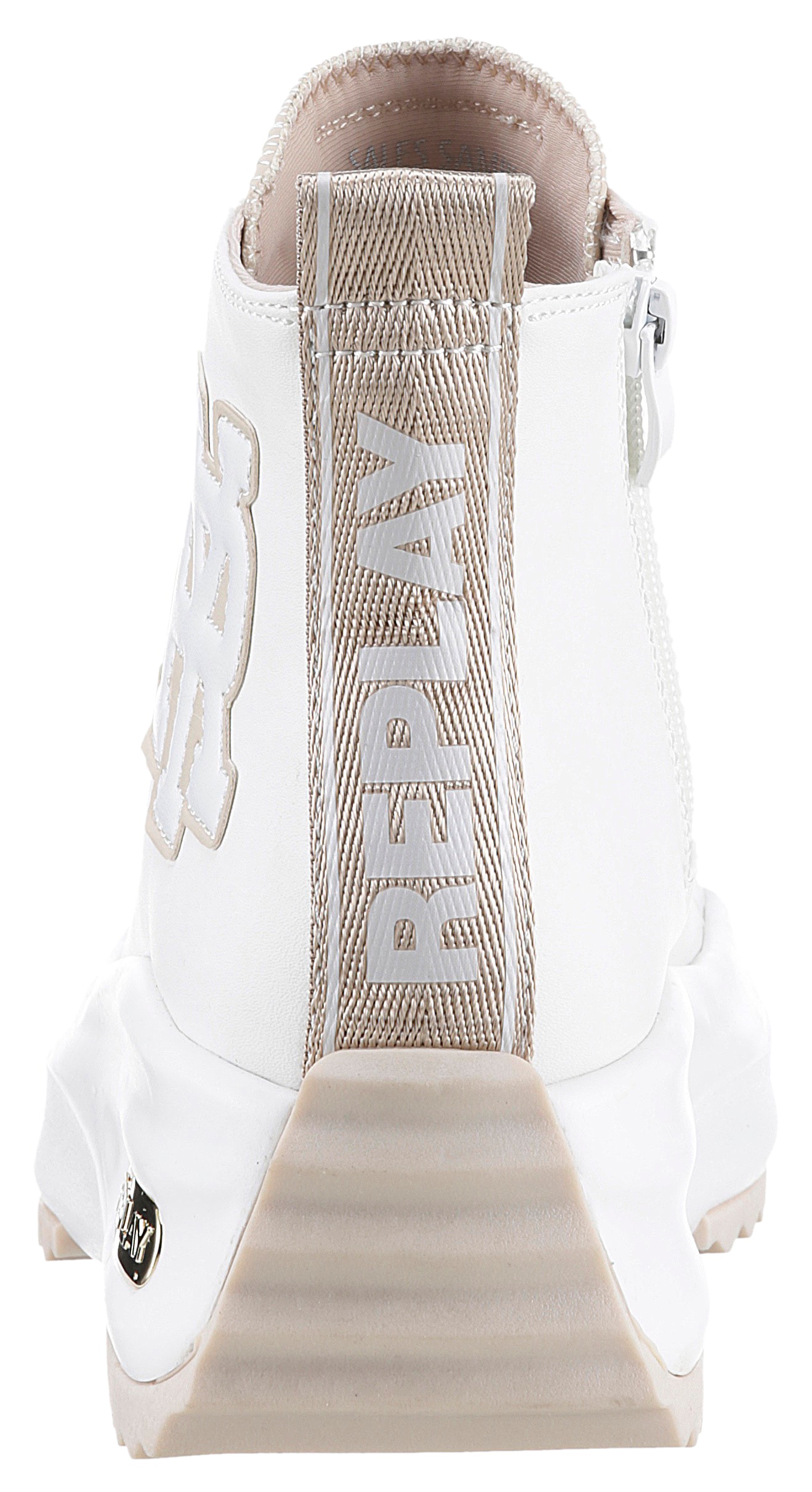 Replay Sneaker »AQUA 2 RY«, High Top Sneaker, Keilboots, mit Anziehlasche und Plateausohle