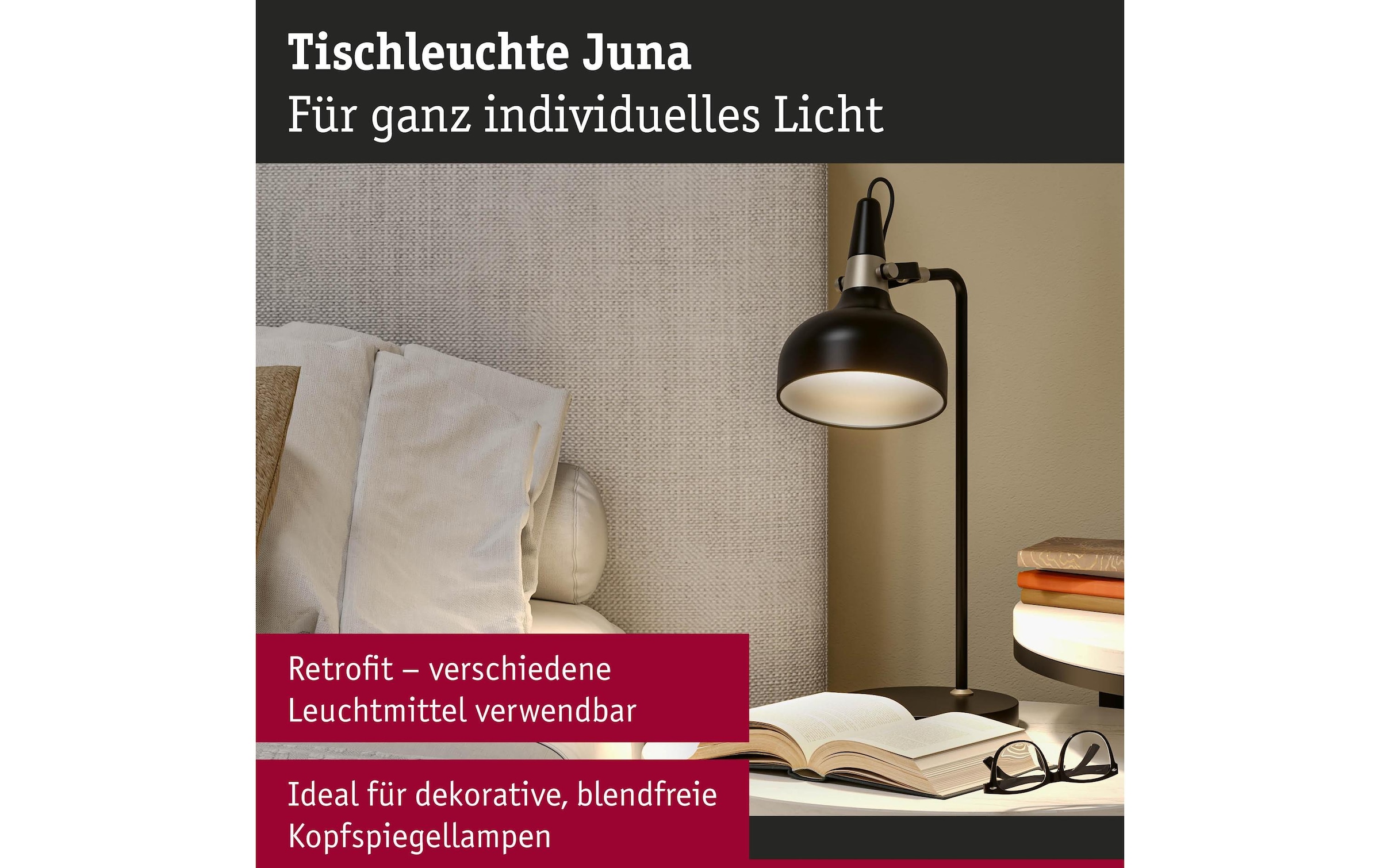 Paulmann Lampe de bureau »Paulmann Neordic Tischleuchte E14«