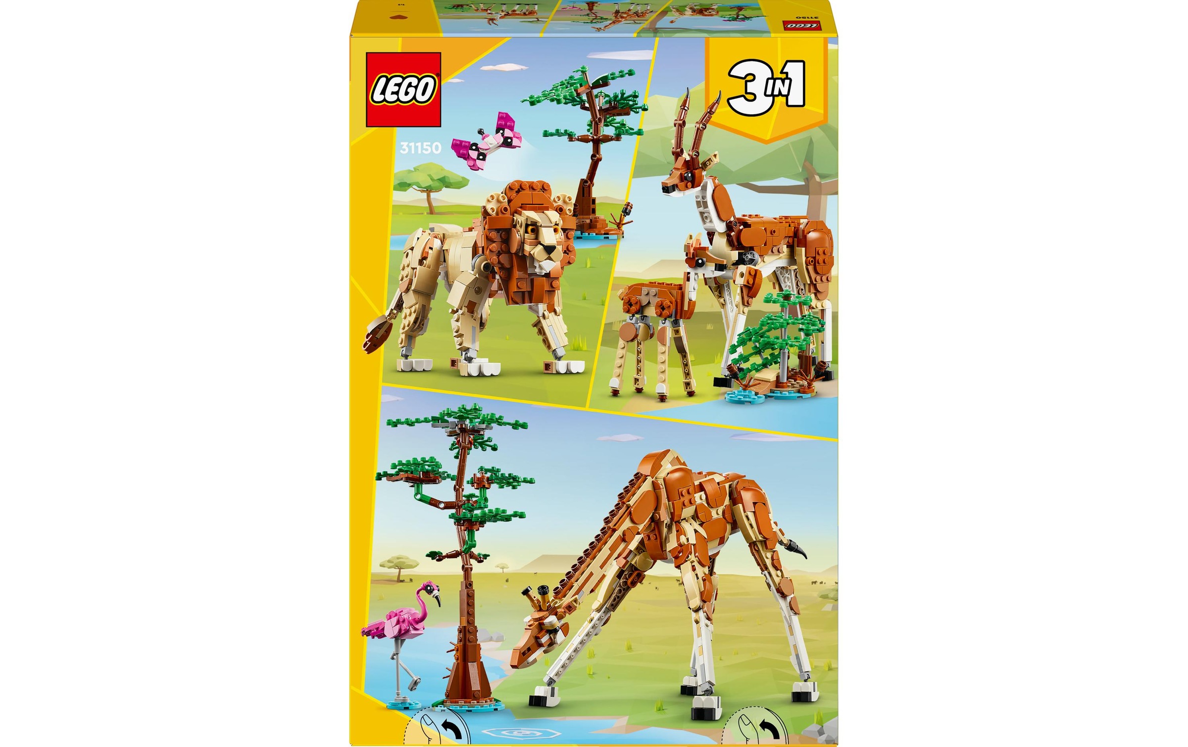 LEGO® Spielbausteine »Creator Tiersafari 31150«, (780 St.)