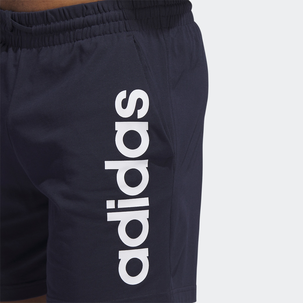 adidas Sportswear Shorts »AEROREADY ESSENTIALS SINGLE JERSEY LINEAR LOGO«, (1 tlg.)