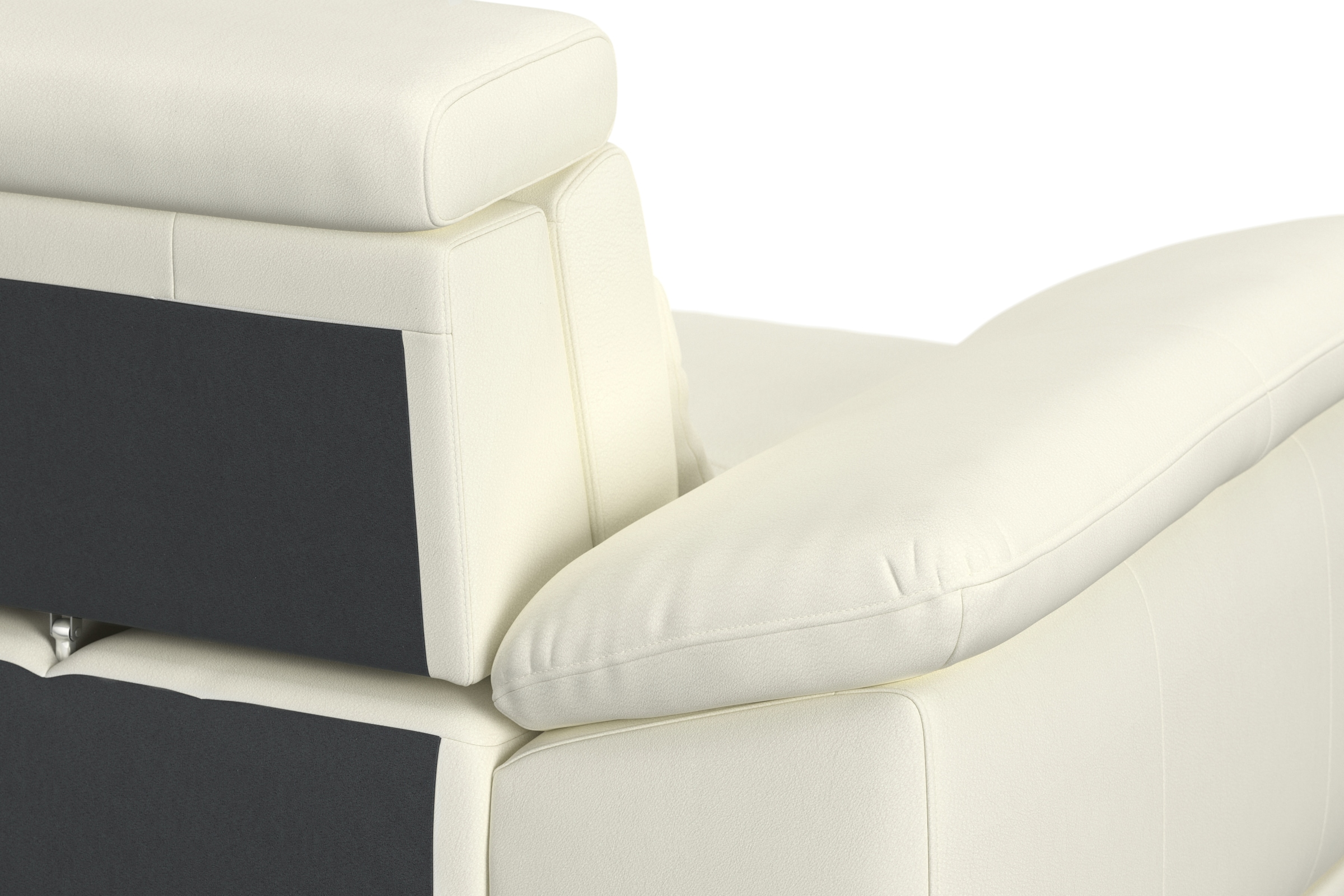sit&more Ecksofa »Cabrio L-Form, mit Sitztiefenverstellung, Arm- und Kopfteilverstellung«, 2 Nierenkissen, Federkern, optional Bettfunktion und Stauraum