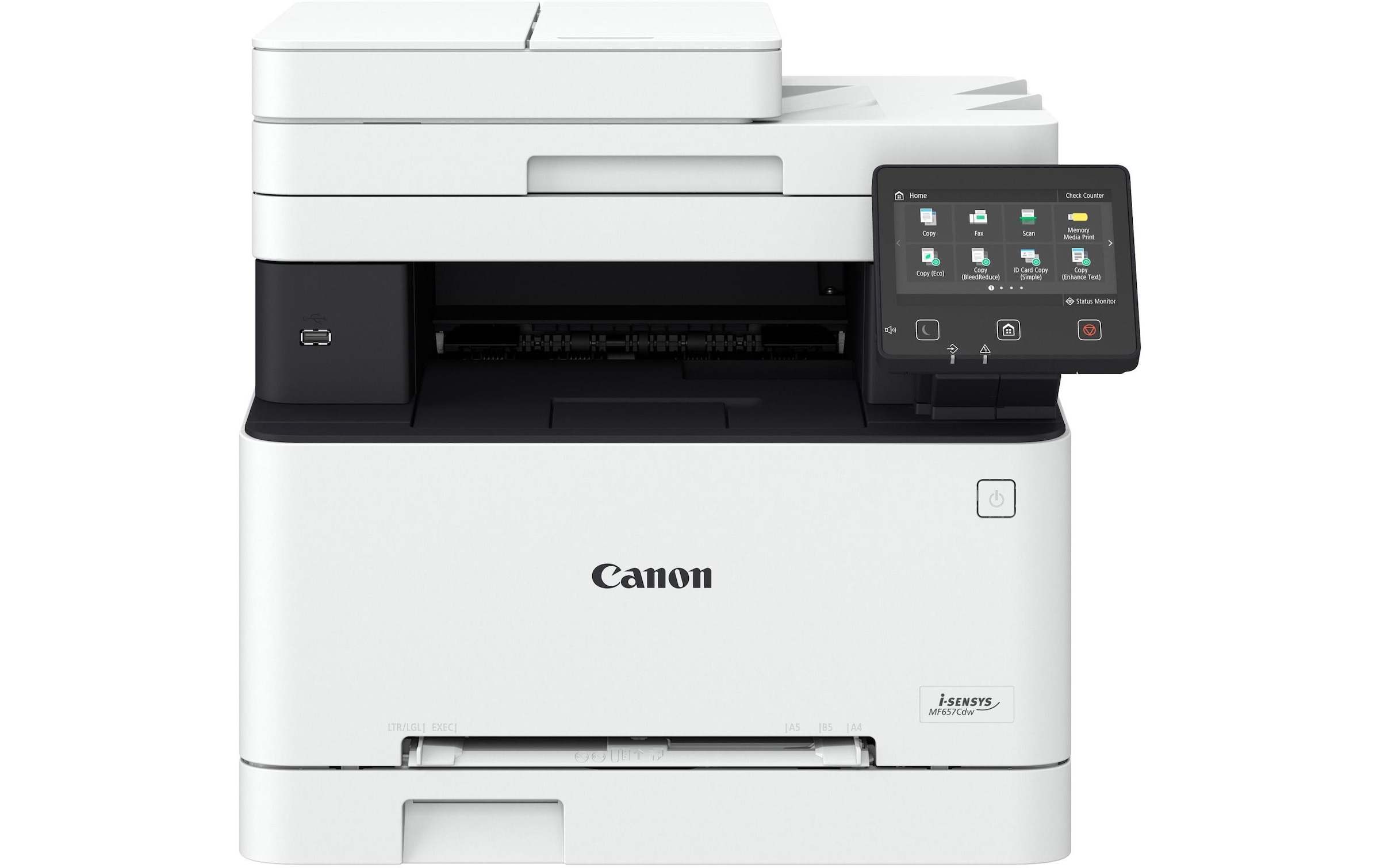 Canon Multifunktionsdrucker »Canon i-SENSYS MF657Cdw, A4,USB/LAN/WLAN«