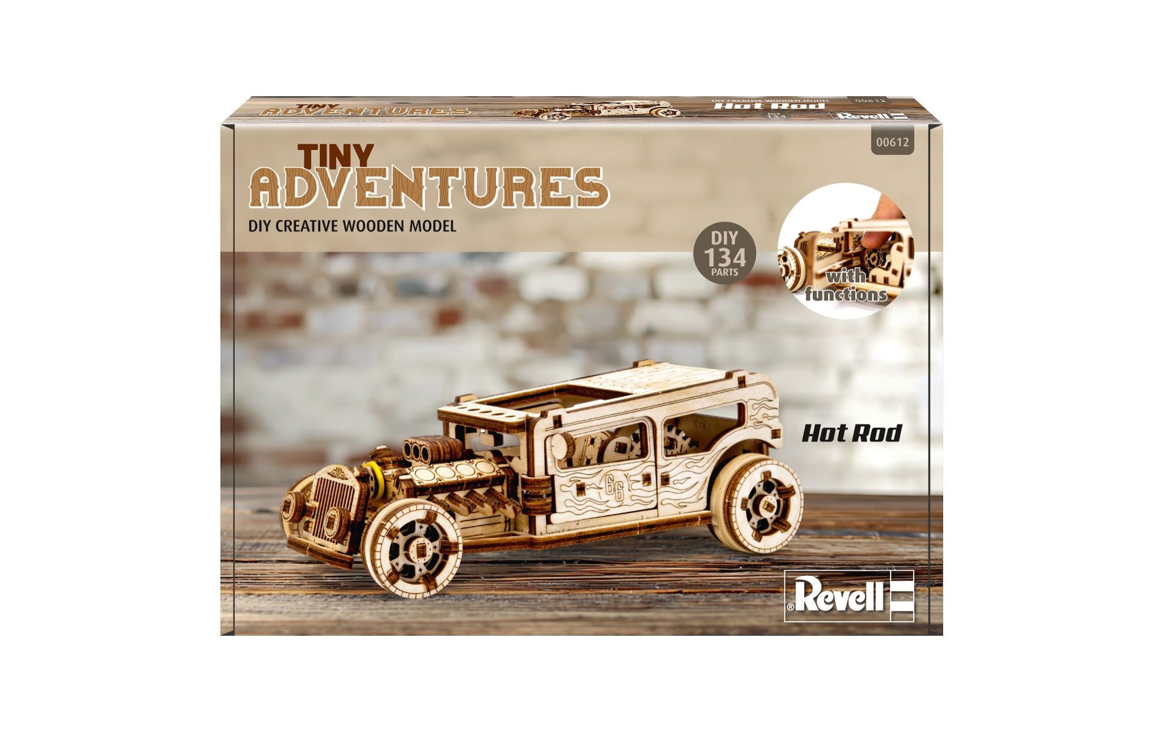 Revell® Modellbausatz »Revell Tiny Adventures, Hot Rod« 1:32 Made in Europe