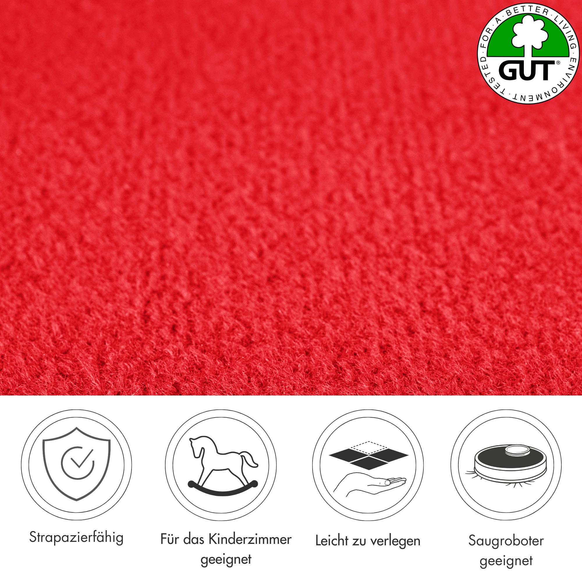 Andiamo Teppichboden »Sina, Velours, Made in Belgium«, rechteckig, 9 mm Höhe, Uni Farben, Breite 400 cm, strapazierfähig, pflegeleicht, Wohnzimmer