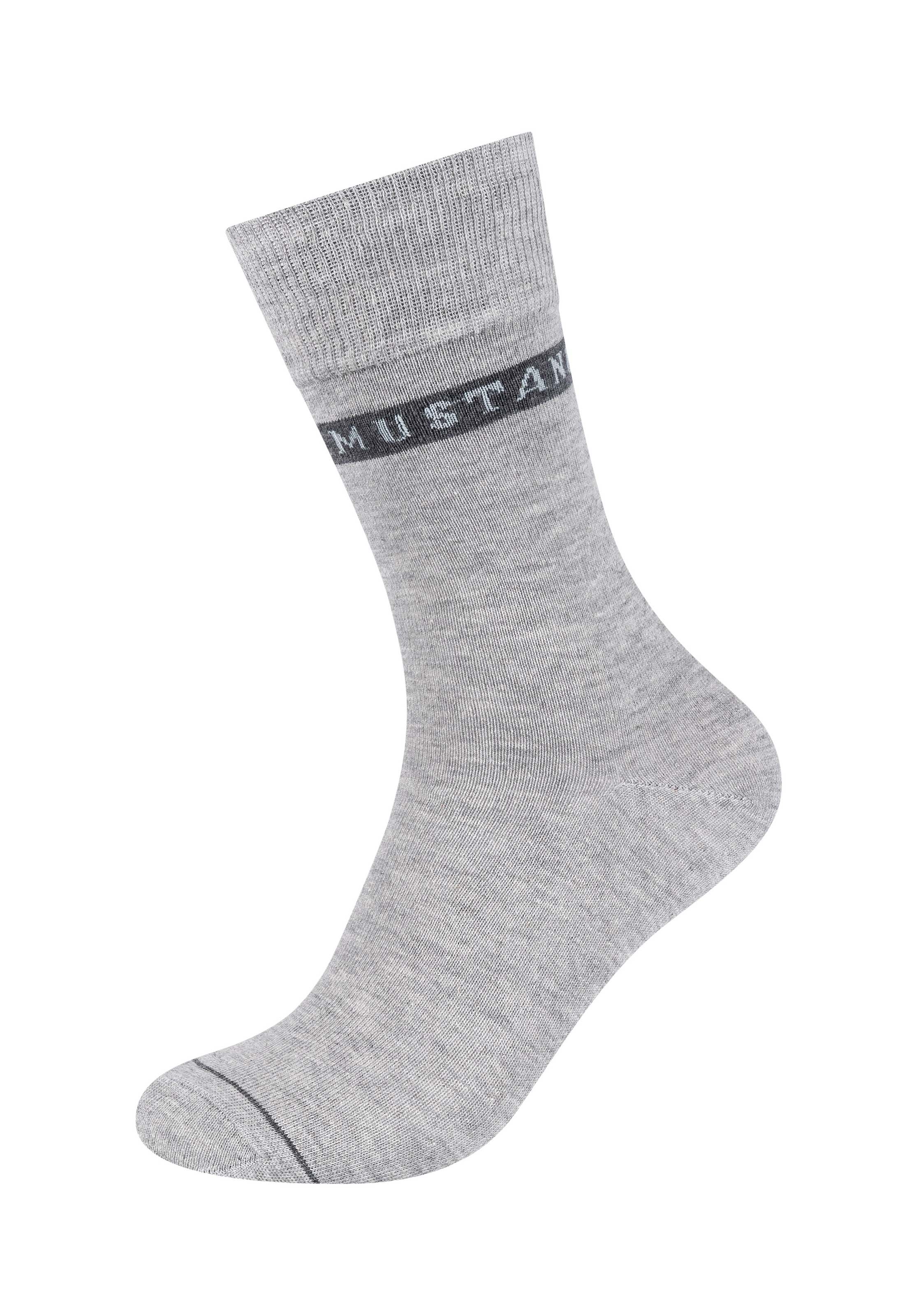 MUSTANG Socken »casual« 6 Paar tlg. weicher und elastischer Komfortbund