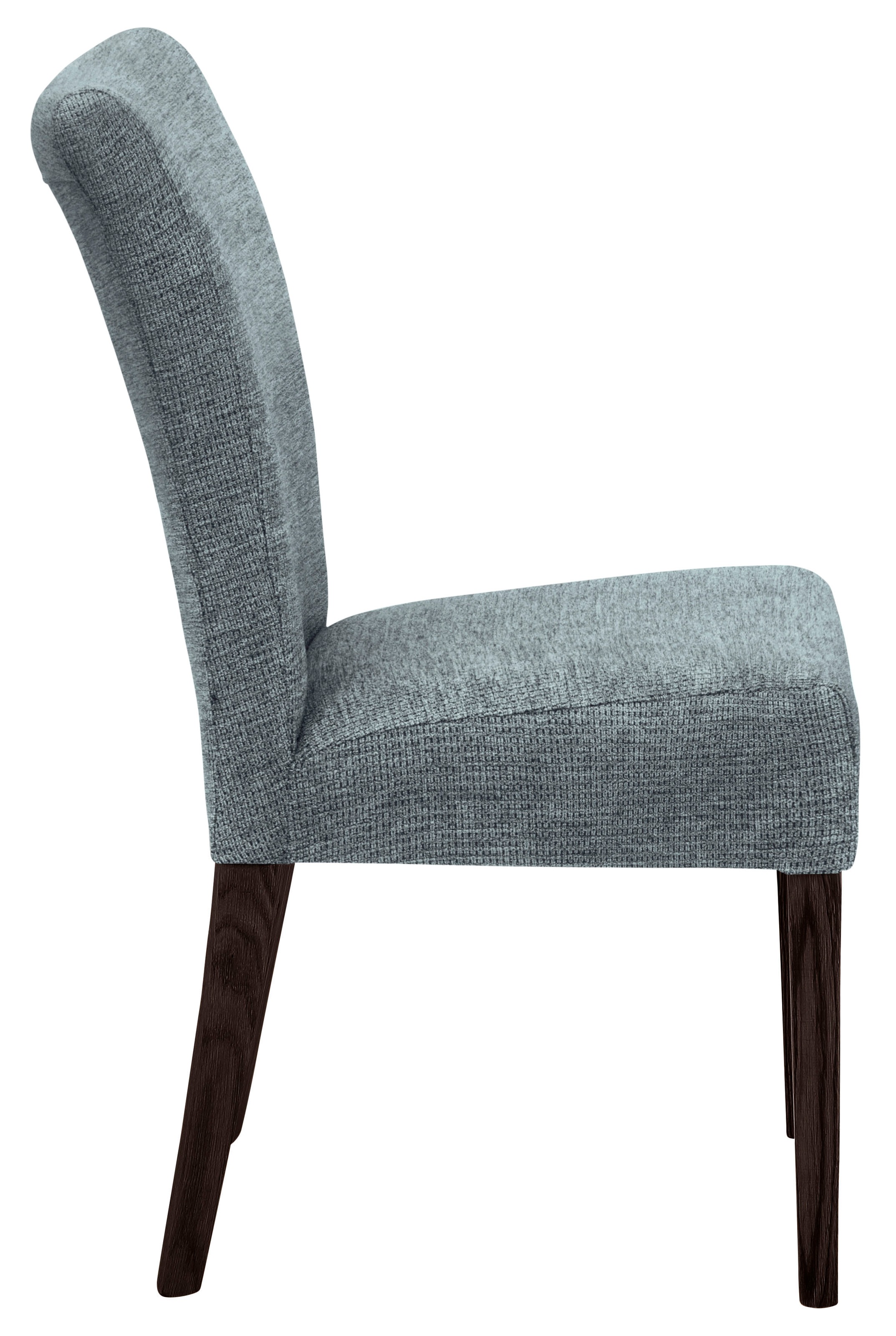 Home affaire Esszimmerstuhl »Queen«, (Set), 2 St., Softstruktur, Beine aus massiver Buche, wengefarben lackiert, Polsterstuhl