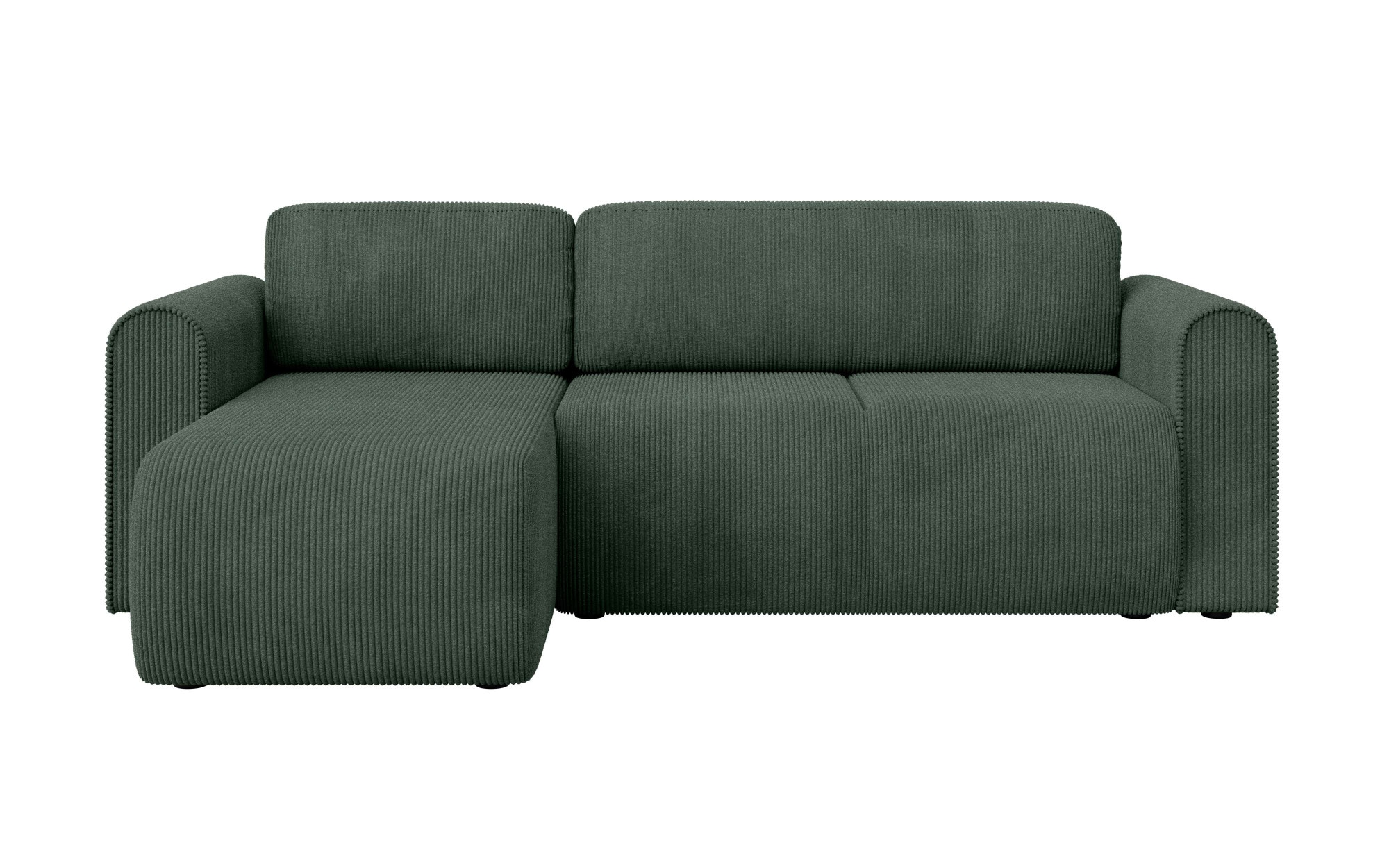 INOSIGN Ecksofa »Zacharia wahlweise Schlafsofa mit Bettkasten, B/T/H 250/166/86 cm«, L-Form mit Wellenunterfederung, Recamiere beidseitig montierbar