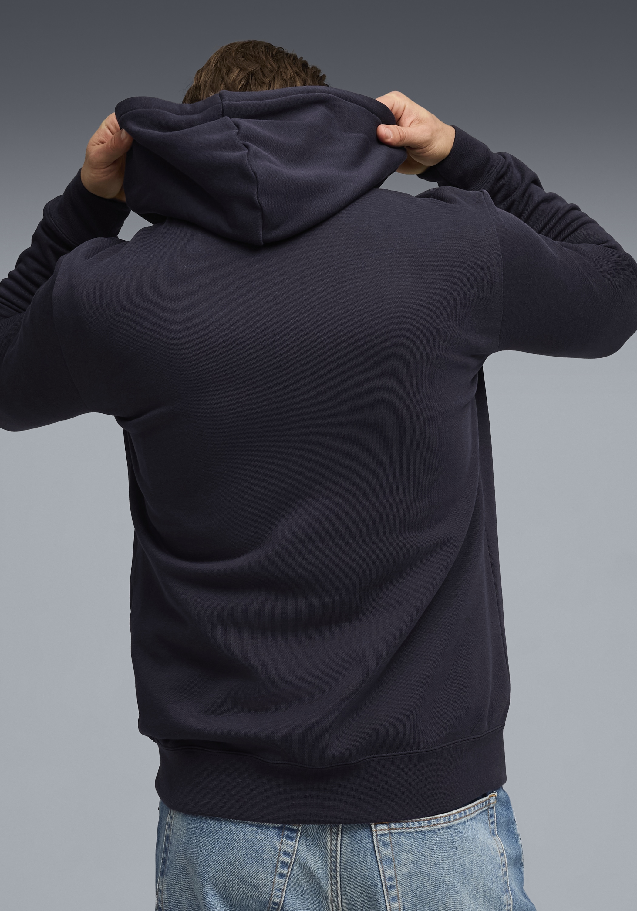 PUMA Sweat à capuche »ESS 2 COLOR SMALL NO. 1 LOGO HOODIE FL«, Regular Fit, mit verstellbarer Kapuze, mit Kängurutasche
