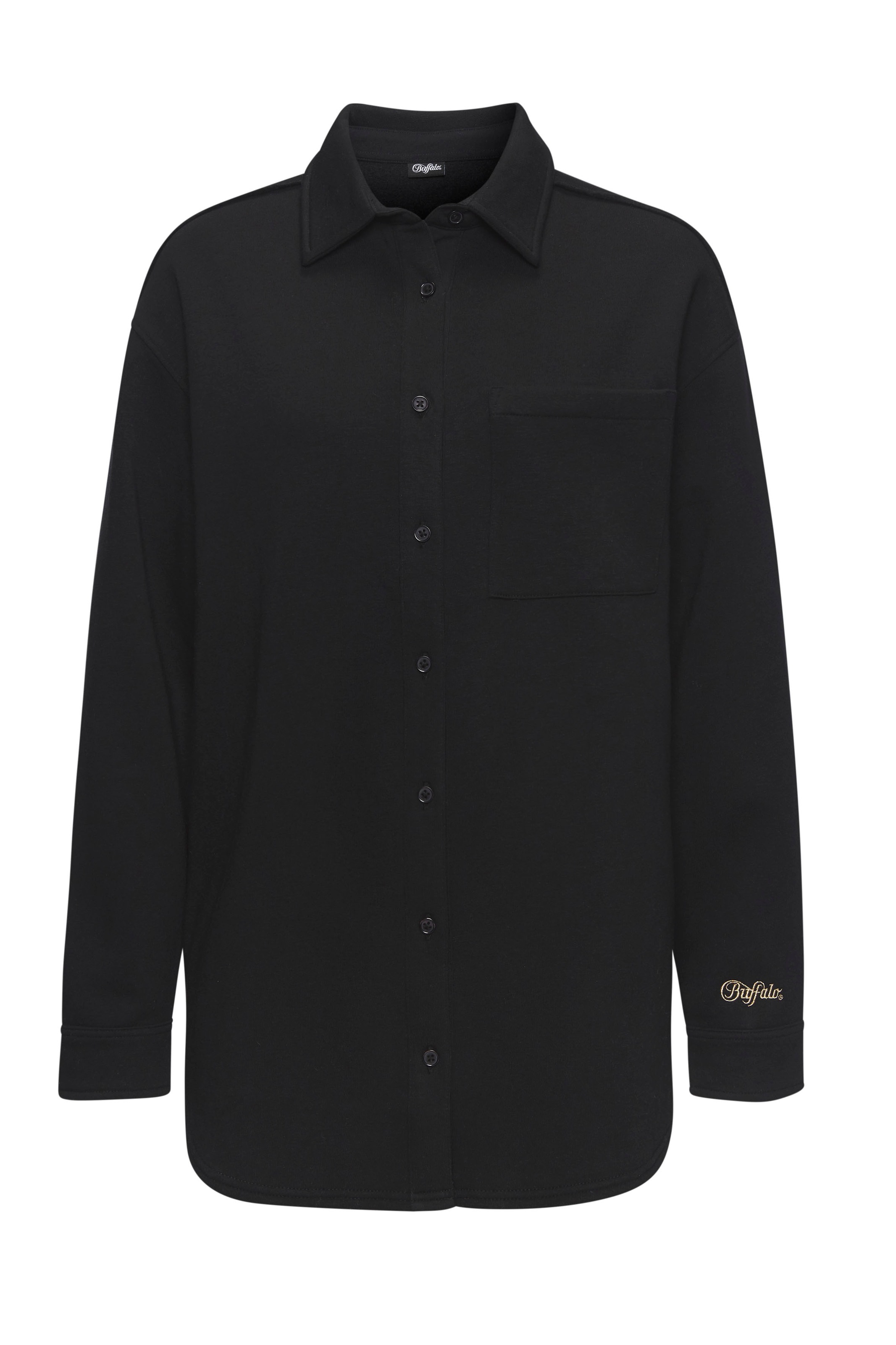 Buffalo Blusenshirt, mit Logostickerei