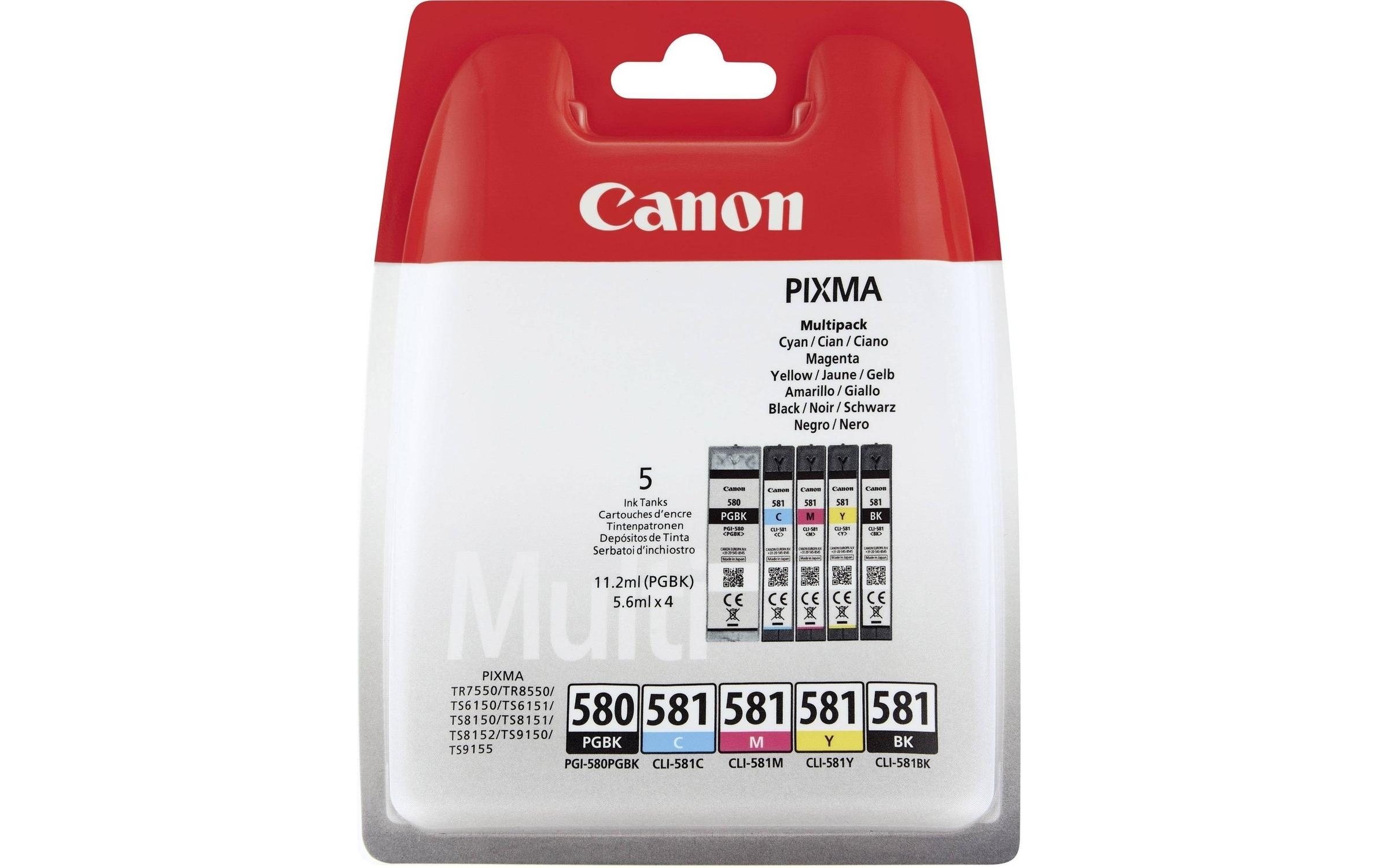 Image of Canon Tintenpatrone "INK PGI-580/581 Multipack"