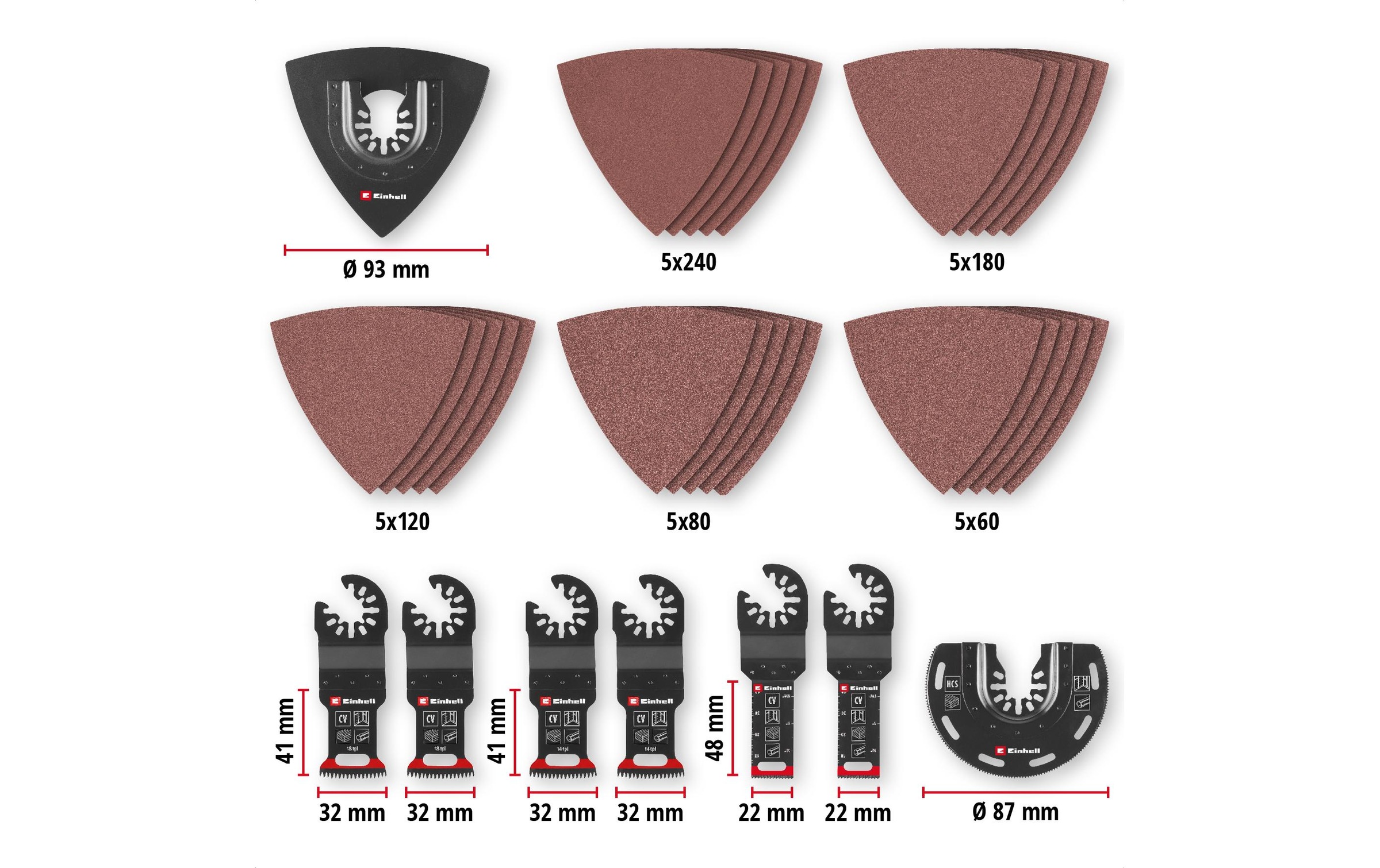 Einhell Multitool »XLPLUS-CASE 35tlg«, (Set)