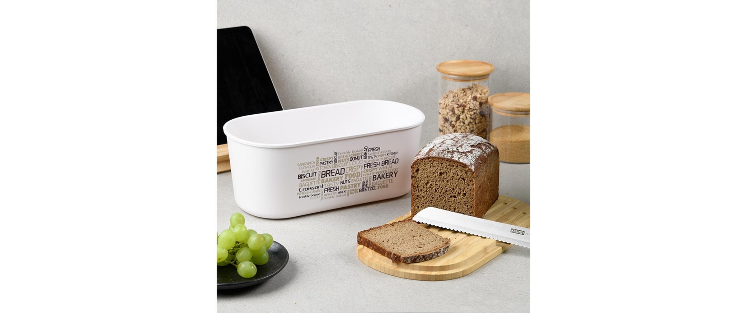 KESPER® Brotkasten »Brotbox, FSC« Deckel als Schneidebrett verwendbar