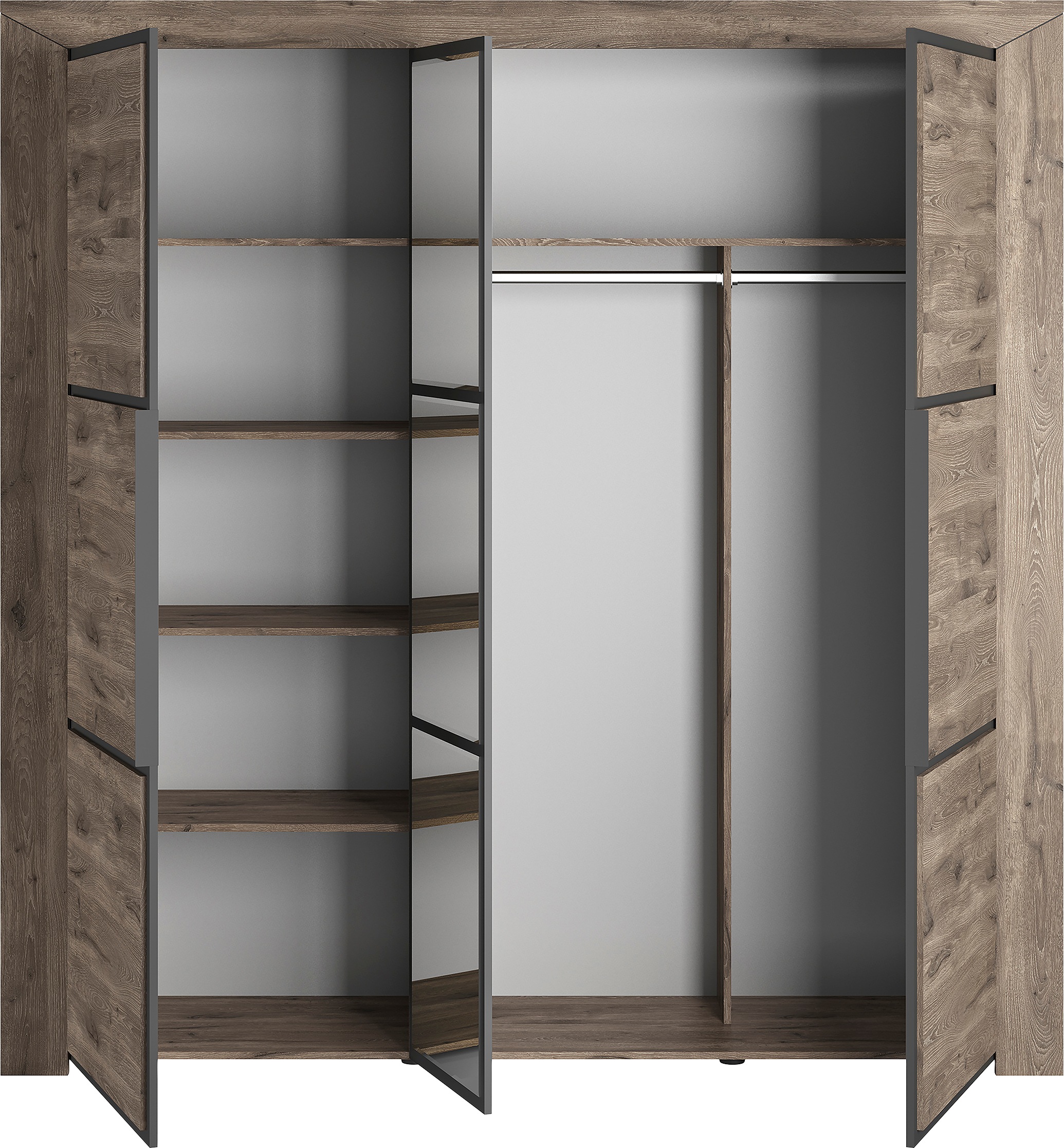 Gami Kleiderschrank »Kleiderschrank 3 Türen, Kinderkleiderschrank«, In 2 Farben erhältlich