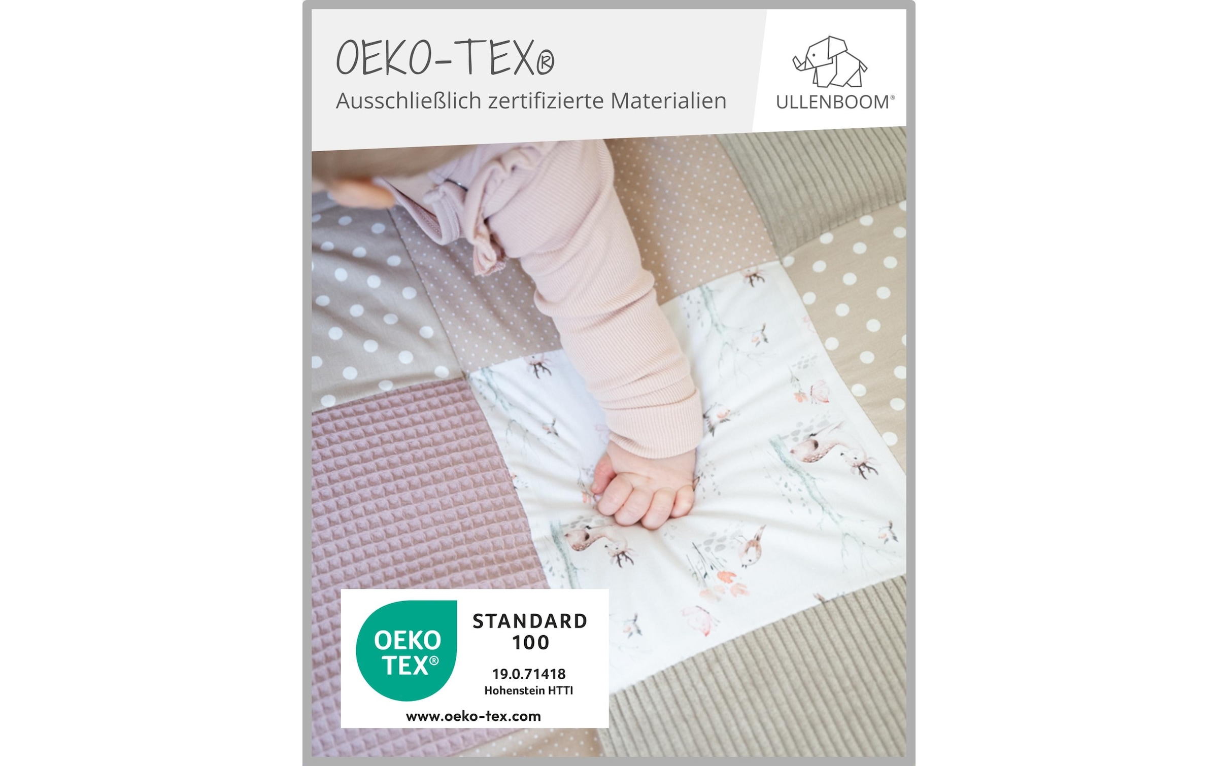 ULLENBOOM ® Tapis d'éveil »Märchenwald 140 x 140 cm«