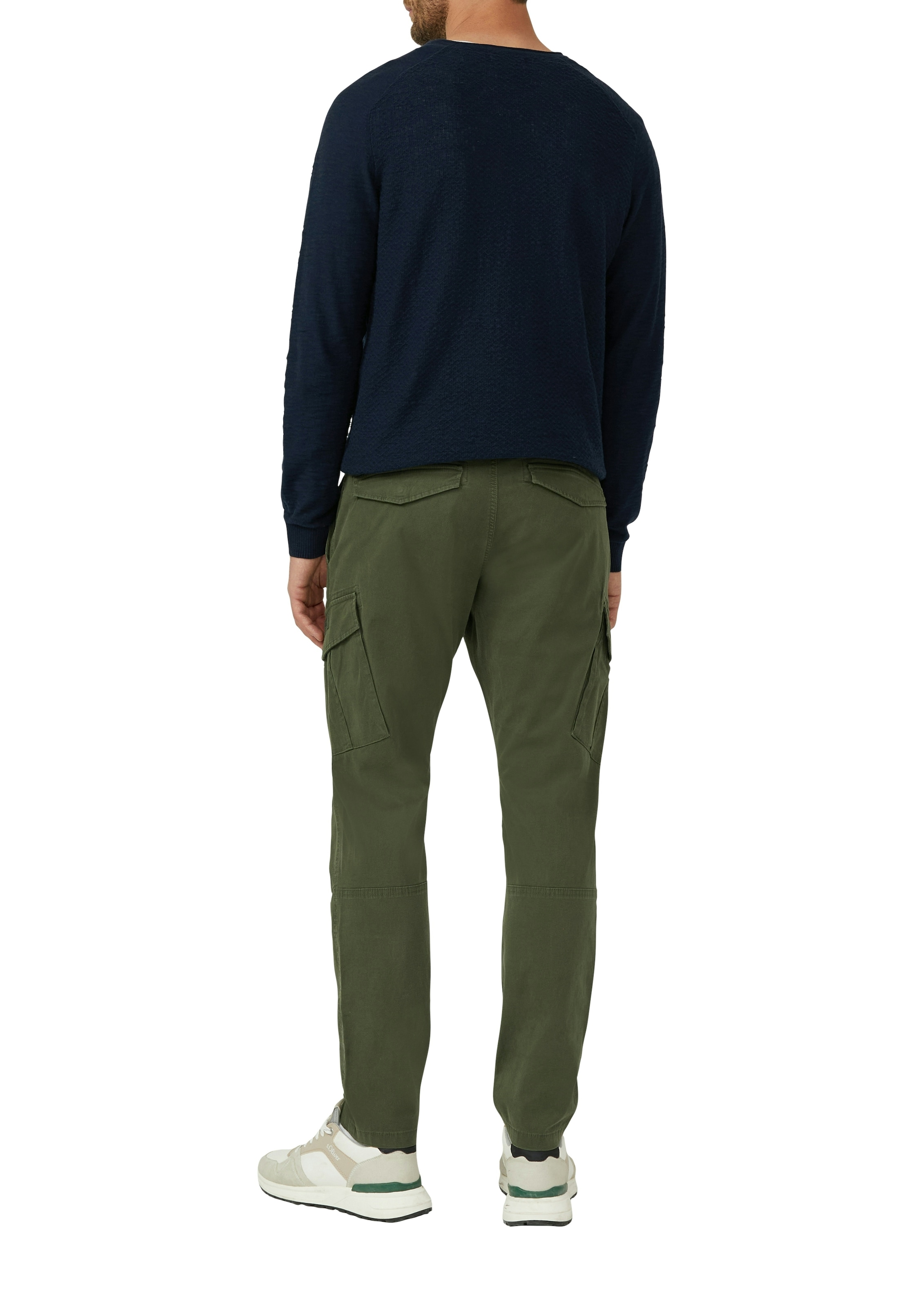 s.Oliver Pantalon cargo  avec stretch et viscose