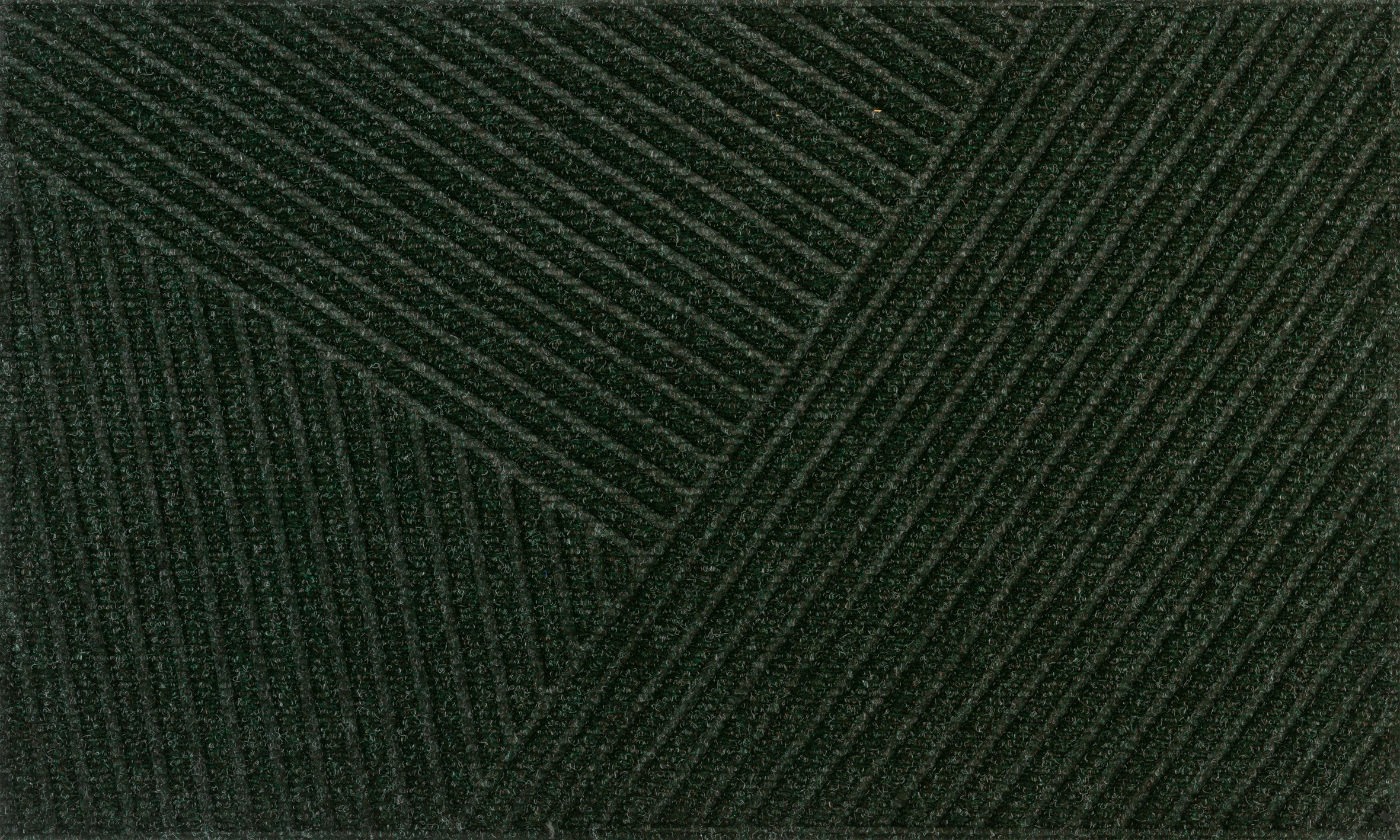 Image of wash+dry by Kleen-Tex Fussmatte "Stripes midnight green" rechteckig 8 mm Höhe