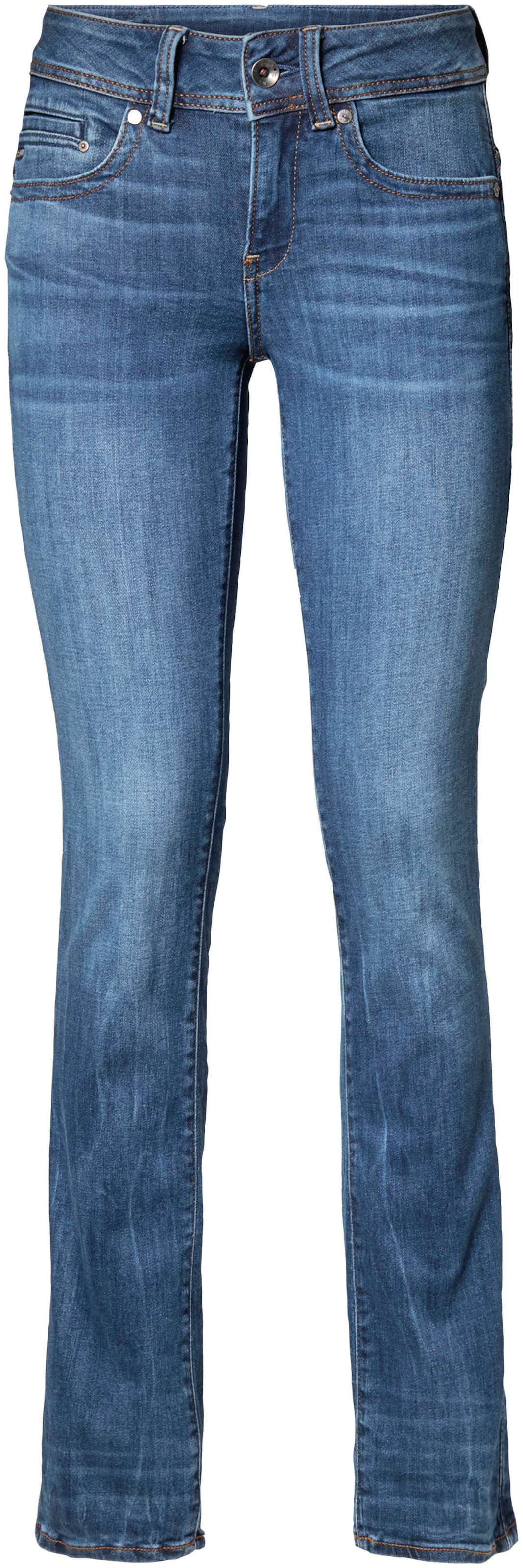 G-Star RAW Straight-Jeans »Midge Straight Women«, mit Used-Effekten