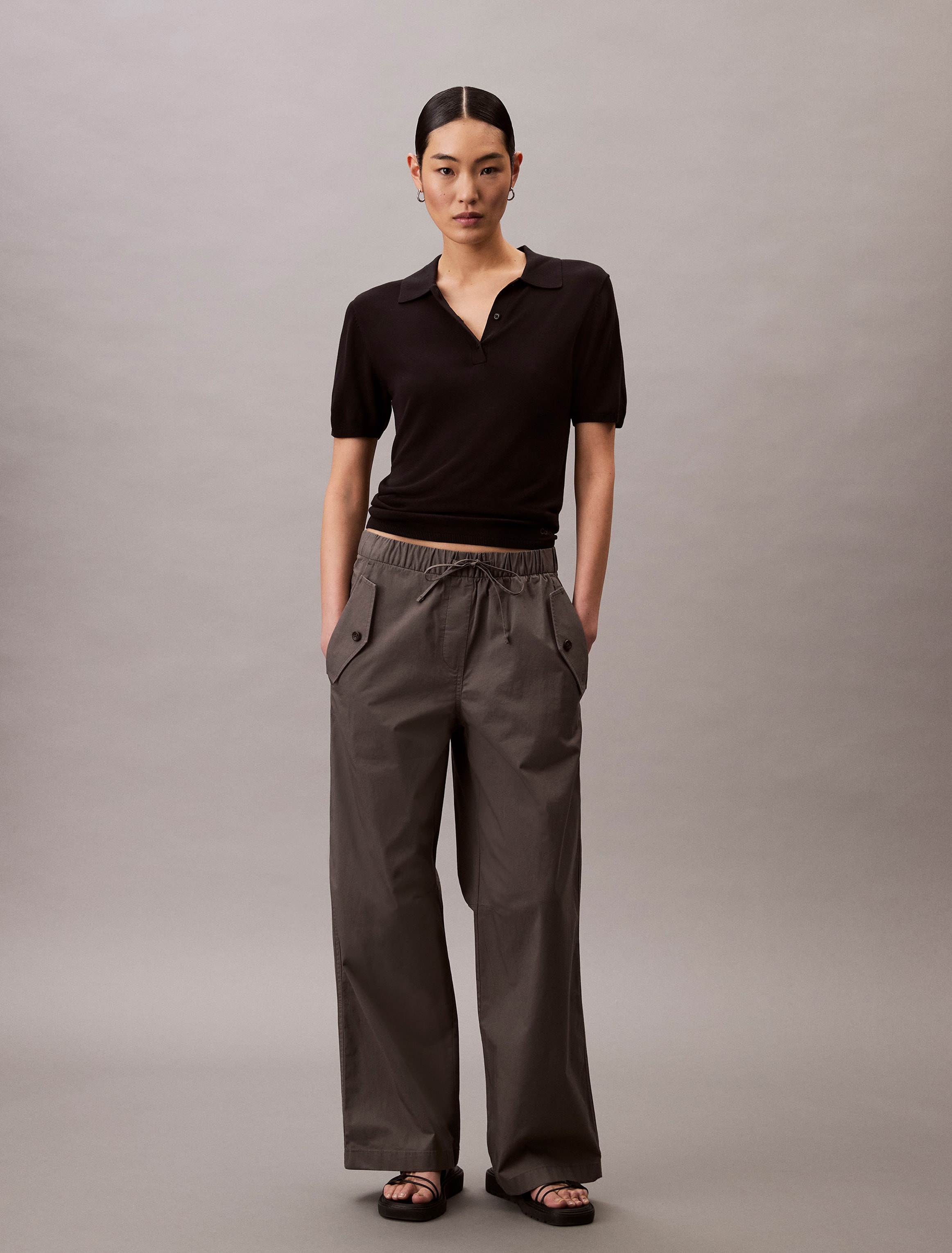 Image of Calvin Klein Jeans Cargohose "LIGHT WEIGHT COTTON CARGO PANT" Mit abgestepptem Beinabschluss