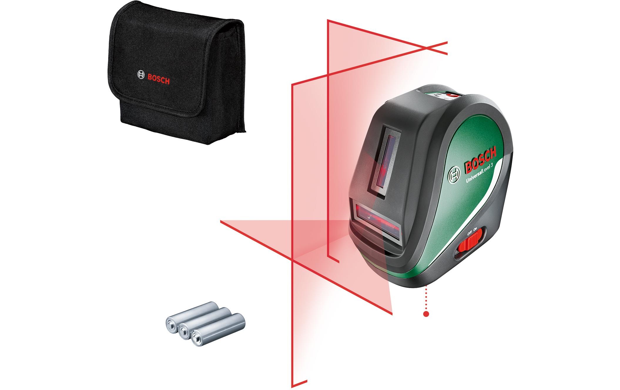 BOSCH Kreuzlinienlaser »Universal Level 3 10 m«
