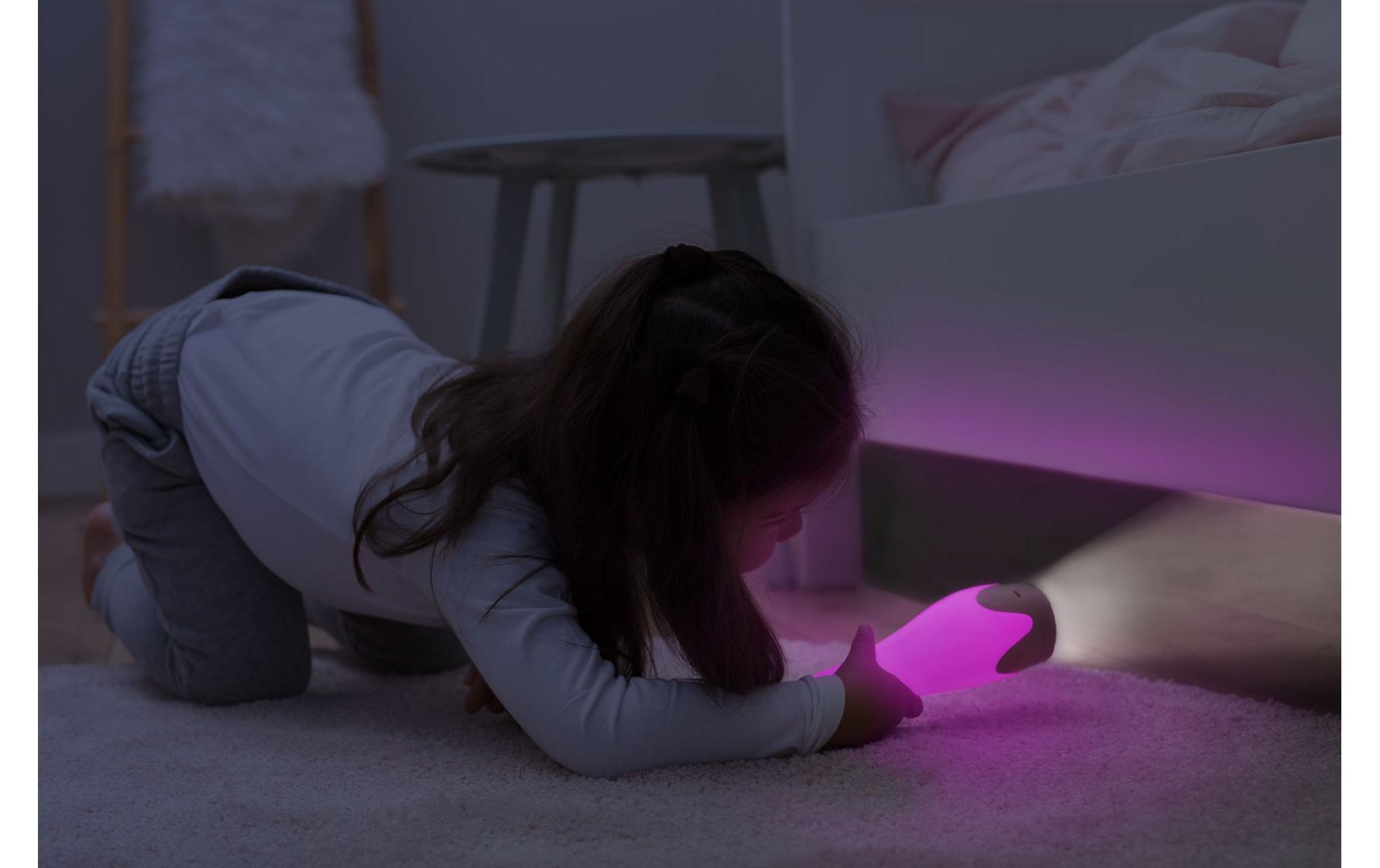 GINA la girafe - Veilleuse et lampe torche grise
