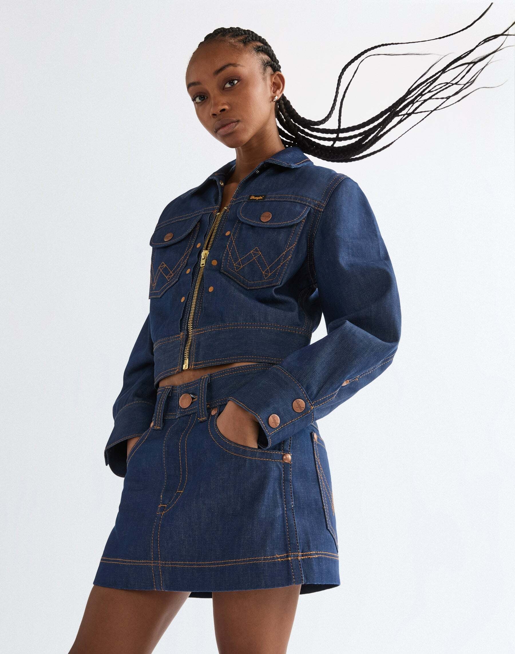 Wrangler Jupe en jean »WRANGLER Jeansrock Super Wrangler«
