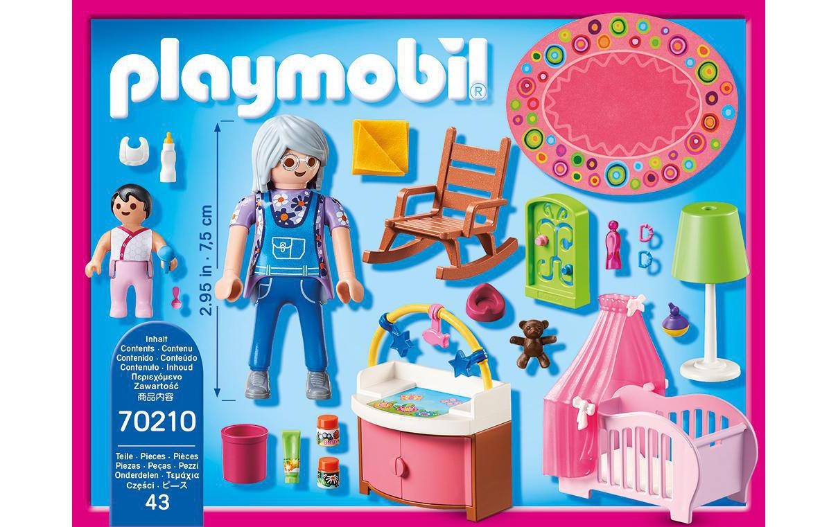 Playmobil® Spielbausteine »Dollhouse Babyzimmer 70210«, (43 St.)