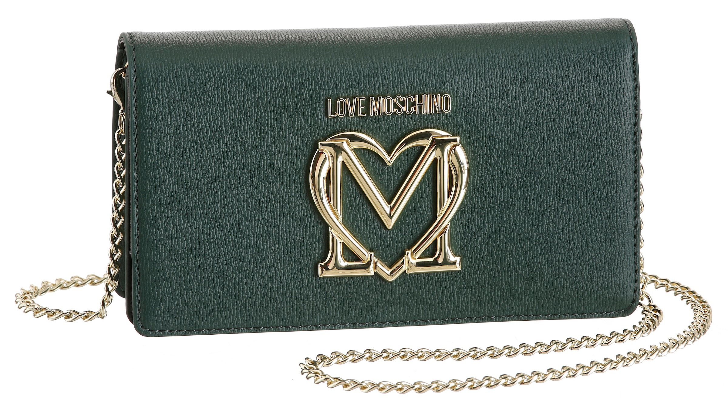 Image of LOVE MOSCHINO Clutch, mit goldfarbenen Details bei Ackermann Versand Schweiz