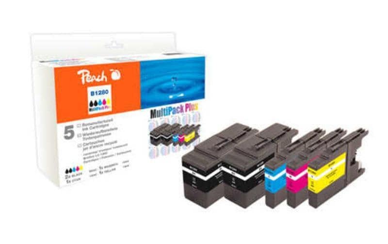 Image of Peach Tintenpatrone "Brother LC-1280 Combi Pack+"
