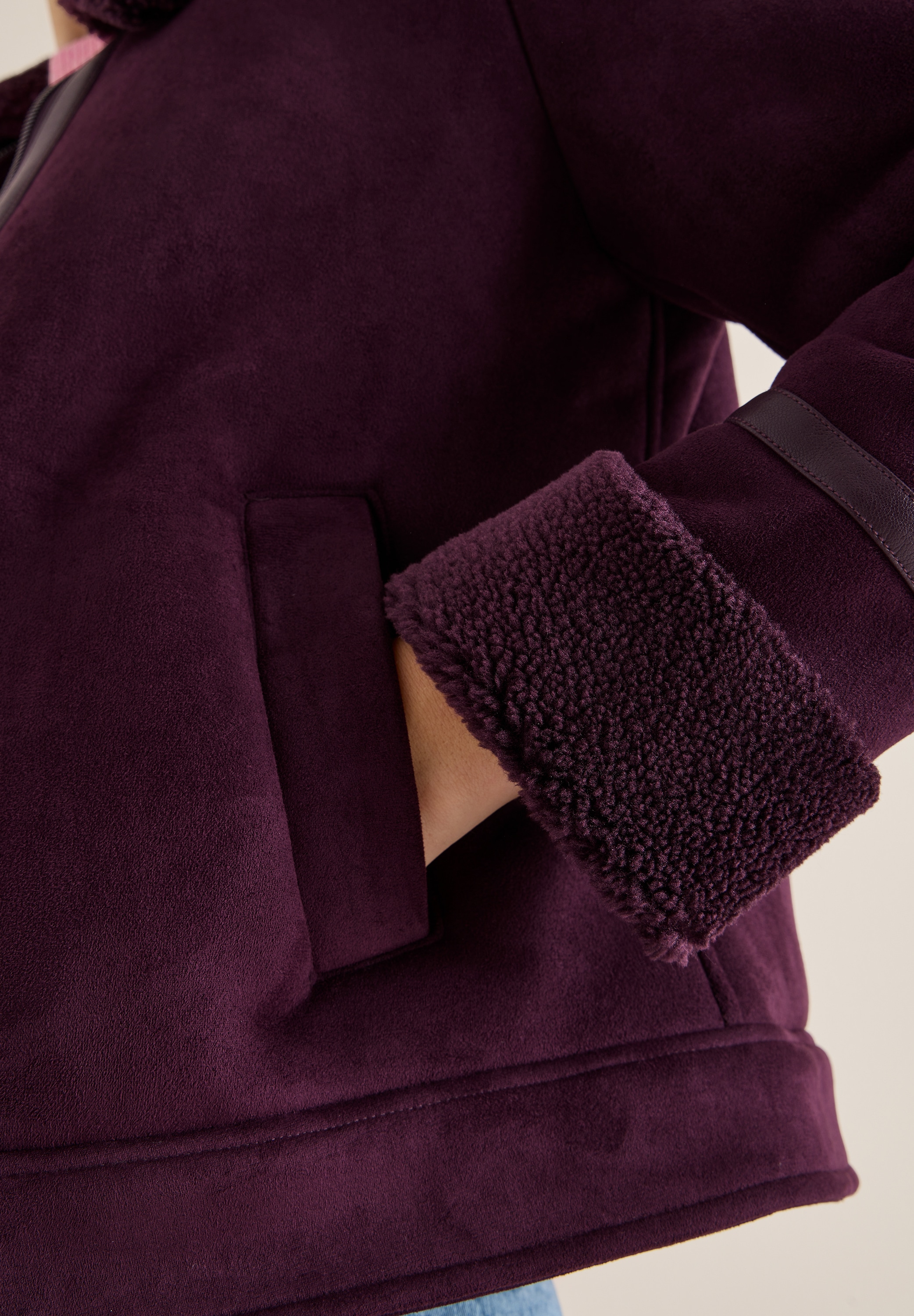 Cecil Veste d'extérieur mit Fake-Fur-Details