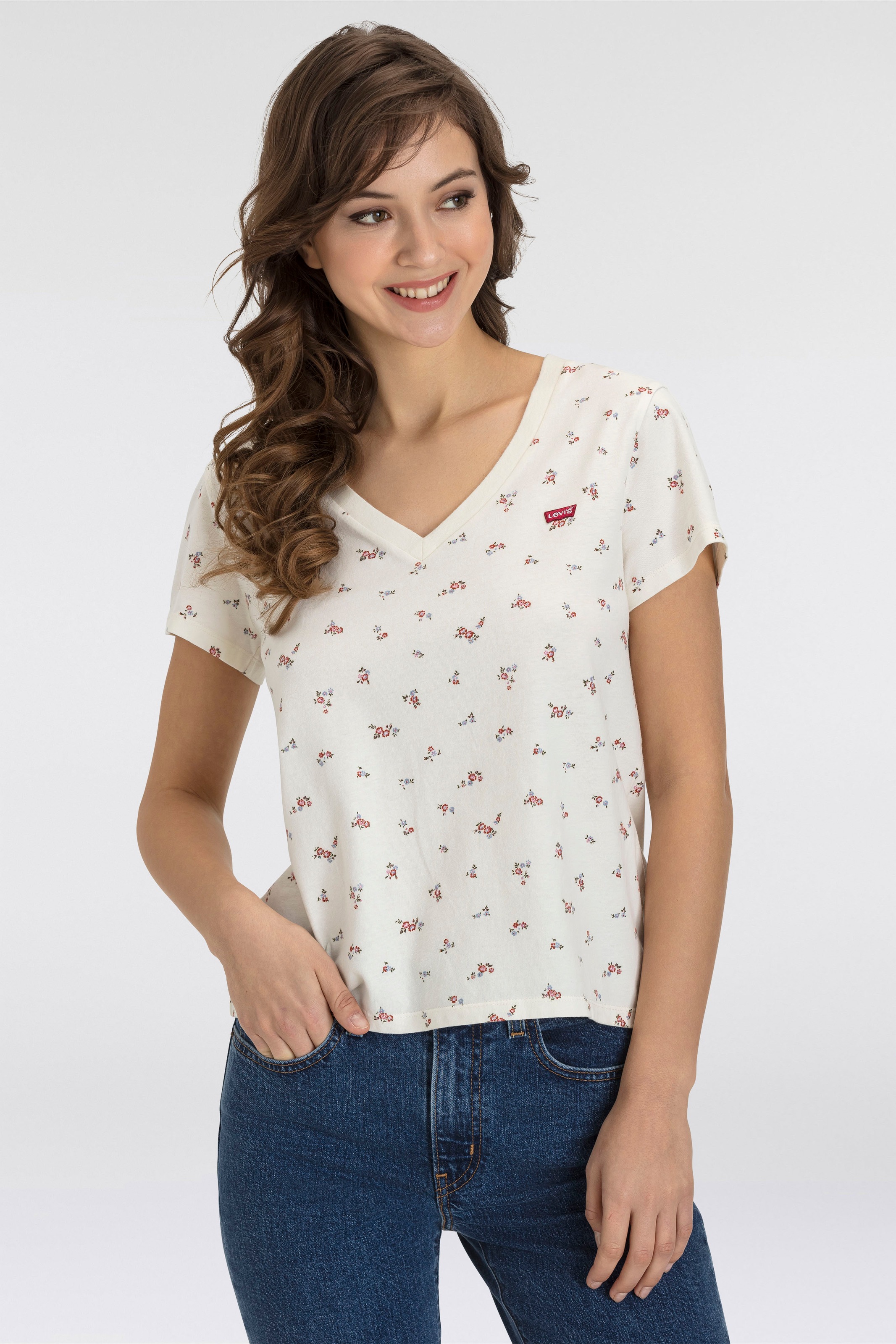 Levi's® T-Shirt »PERFECT VNECK MULTI-COL«