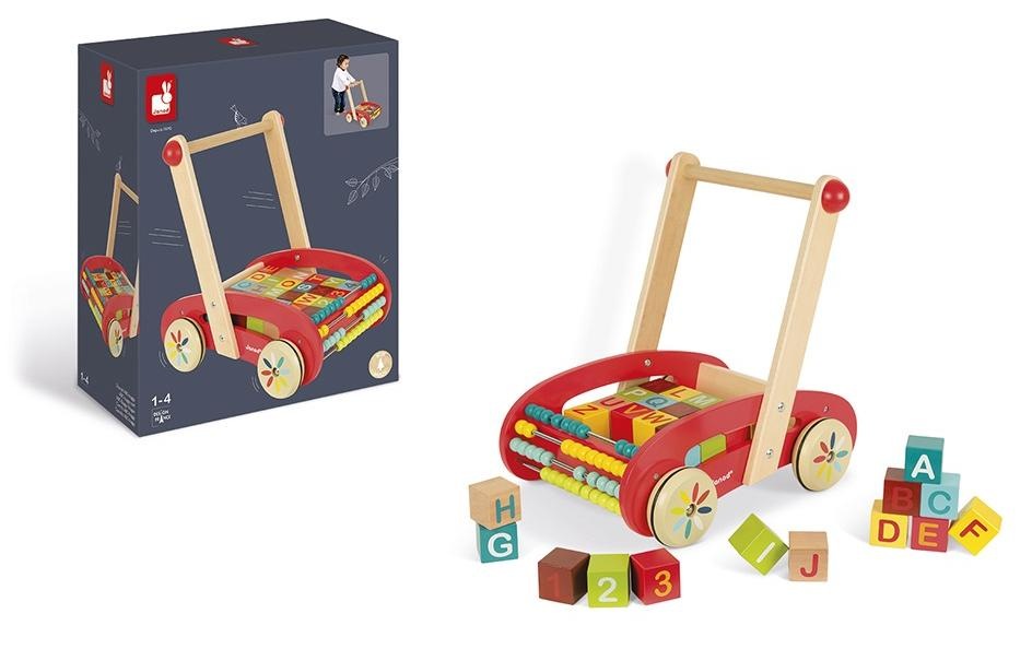 Janod Lauflernwagen »Janod Lauflernwagen ABC«