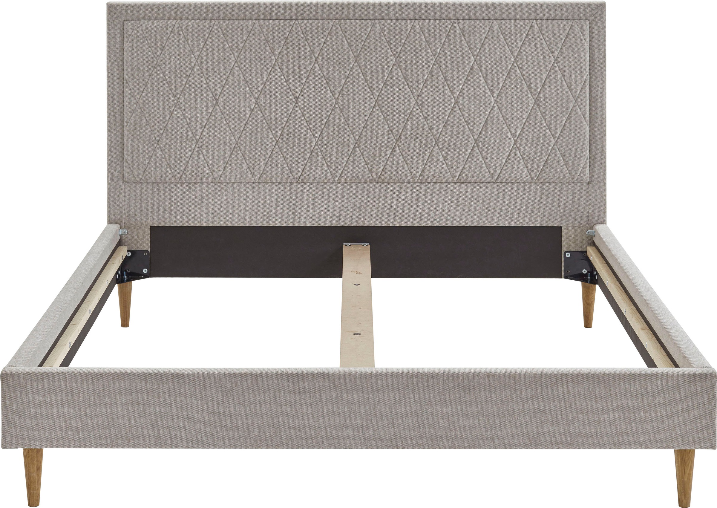 ATLANTIC home collection Polsterbett »Paulin«, mit gestepptem Kopfteil