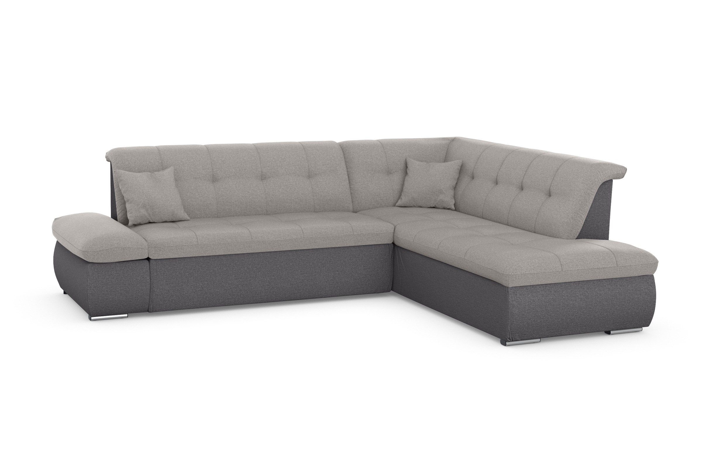 DOMO collection Ecksofa »Moric L-Form«, wahlweise mit Bettfunktion und Armlehnenverstellung, auch in Cord