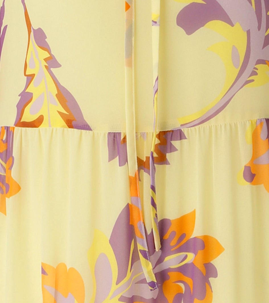 Aniston CASUAL Sommerkleid mit grafischen Blättern bedruckt - NEUE KOLLEKTION