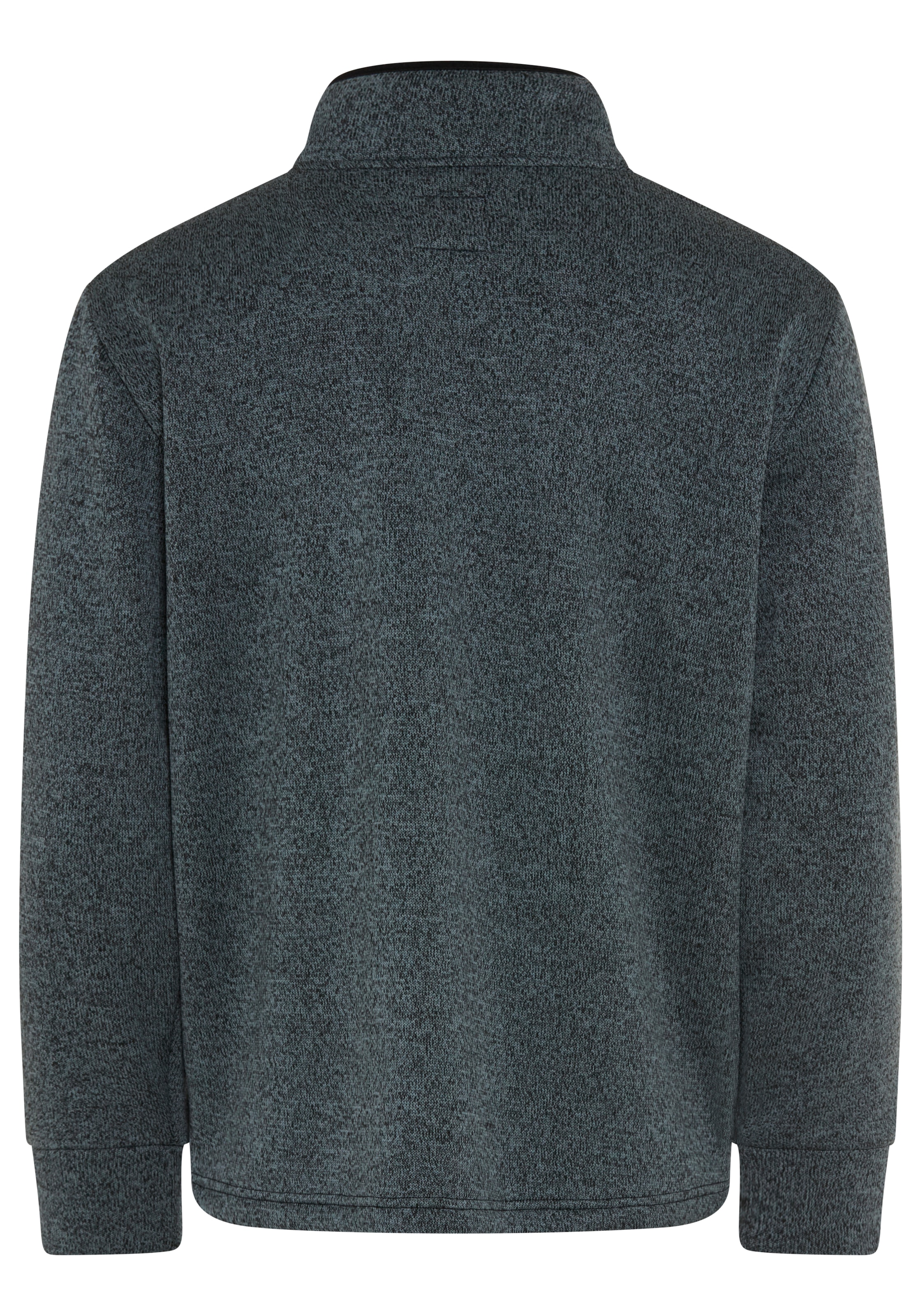 KangaROOS Strickfleecejacke Strick Fleece innen mit Teddy Fell für den Übergang