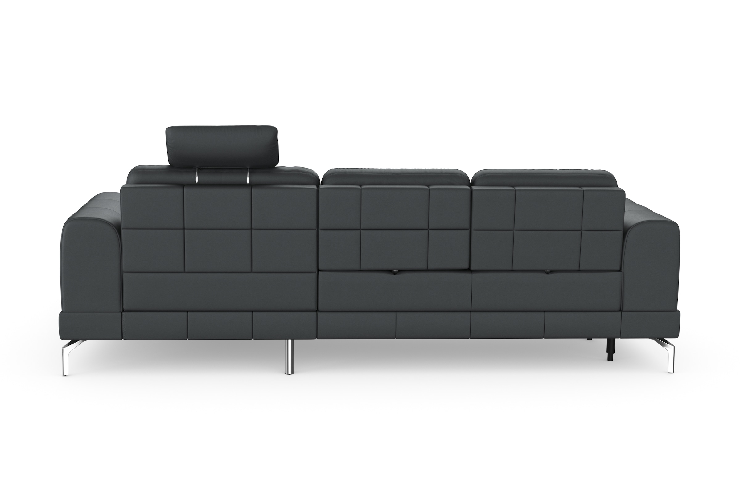 sit&more Ecksofa »Bendigo L-Form«, inklusive Sitztiefenverstellung, Bodenfreiheit 15 cm, 2 Fussfarben