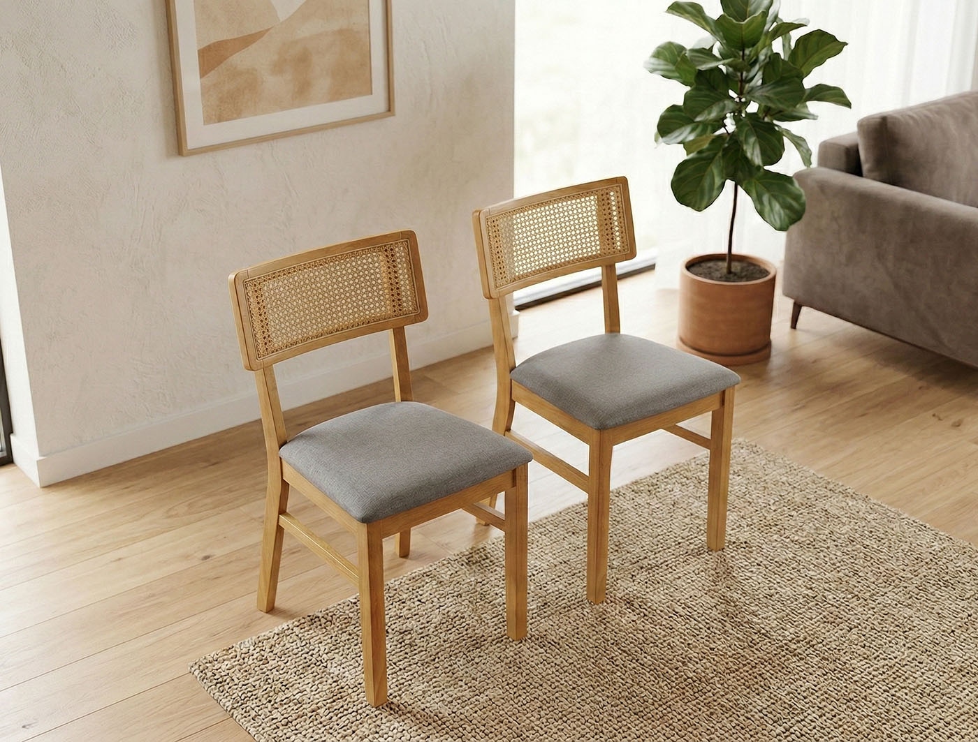 Jahnke Esszimmerstuhl »VIENNA SIT DUO« () Esszimmerstuhl (2er Set), Massivholz, gepolstert, bis 110 kg belastbar