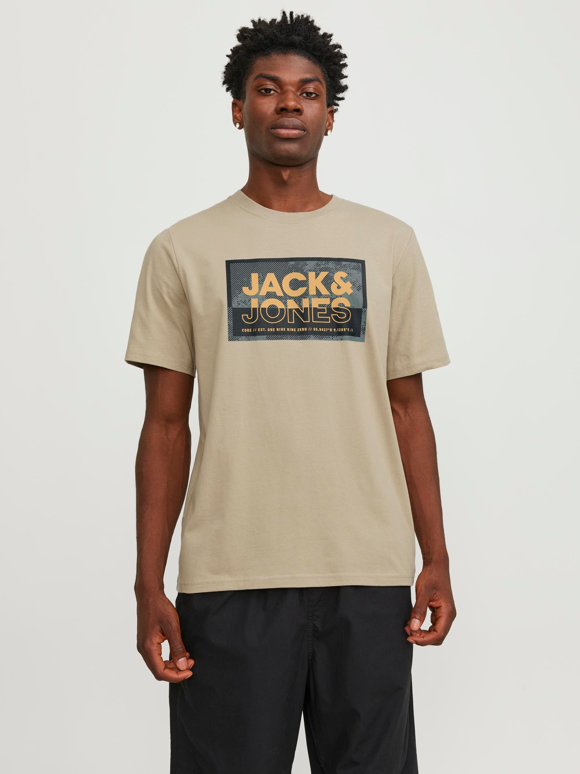 Image of Jack & Jones Kurzarmshirt "JCOLOGAN TEE SS CREW NECK SS24 LN"