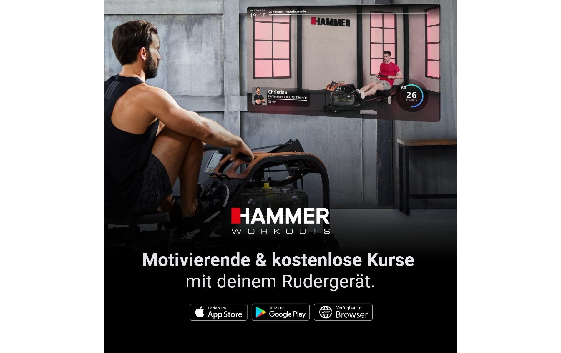 Hammer Rudergerät »RowFlow 10.0«