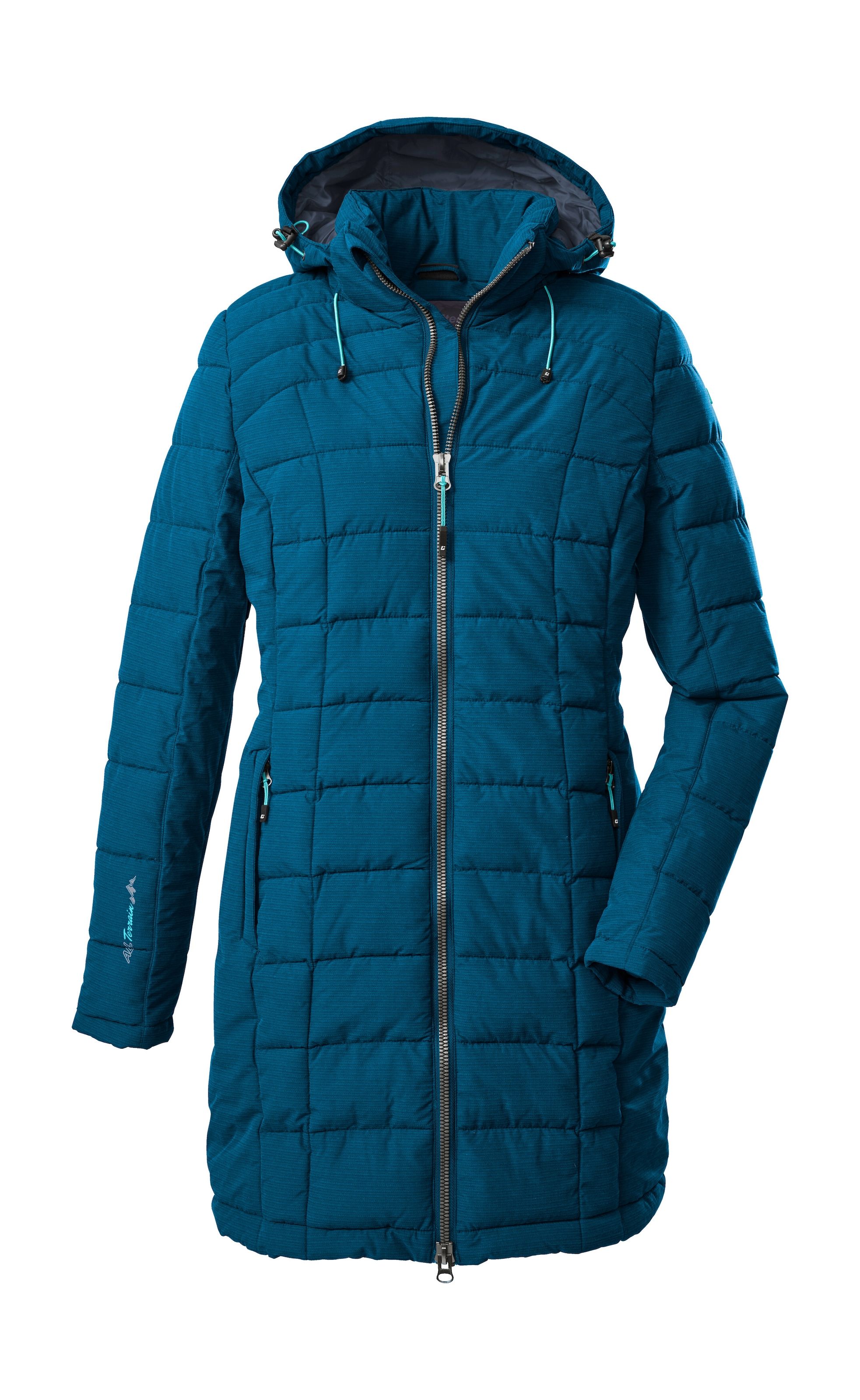 Killtec Steppmantel »Skane WMN Quilted PRK«, Moderner Parka von killtec: warm, wasser- und...