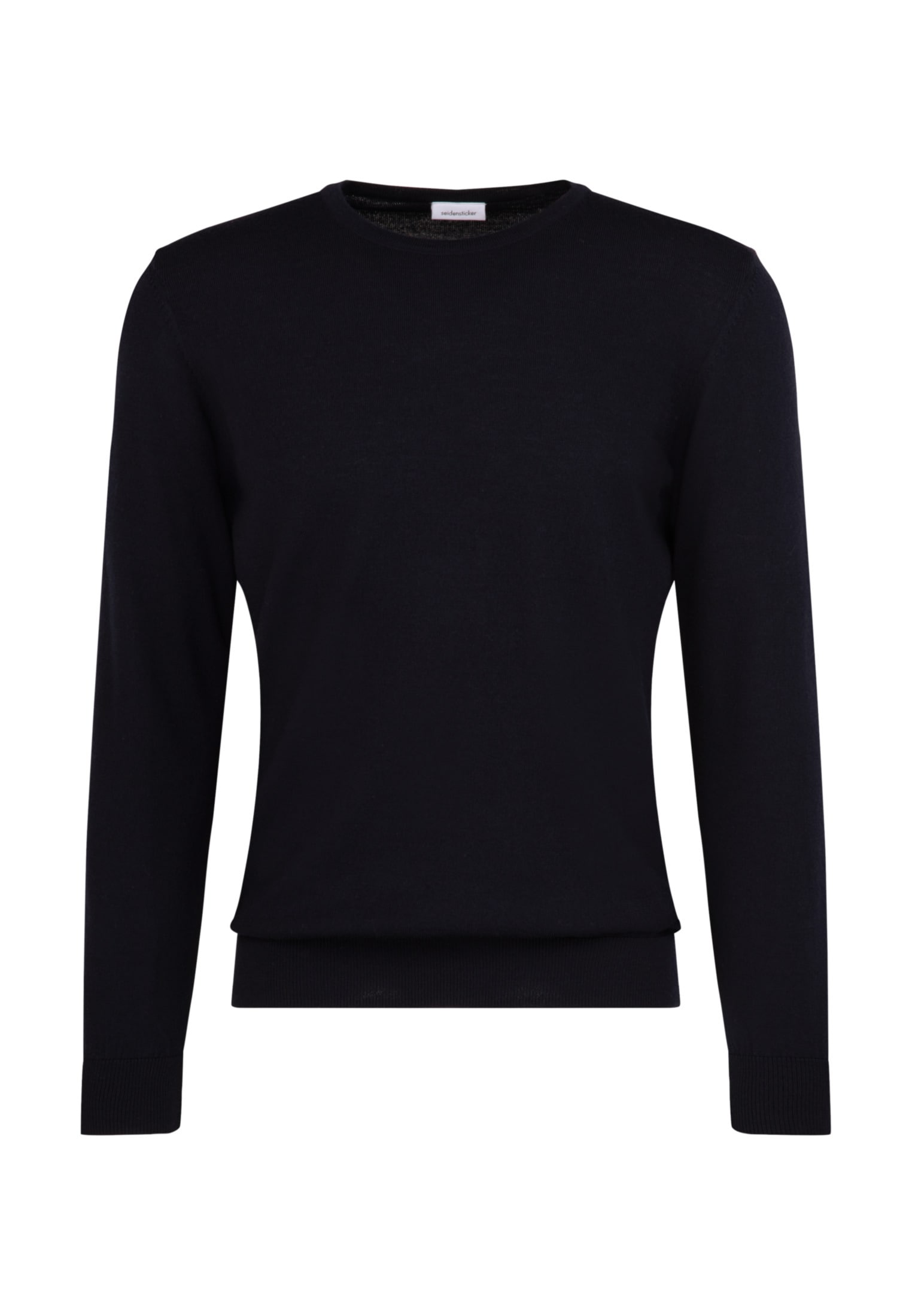 seidensticker Pull-over »Schwarze Rose« 1/1 Rundhals Uni