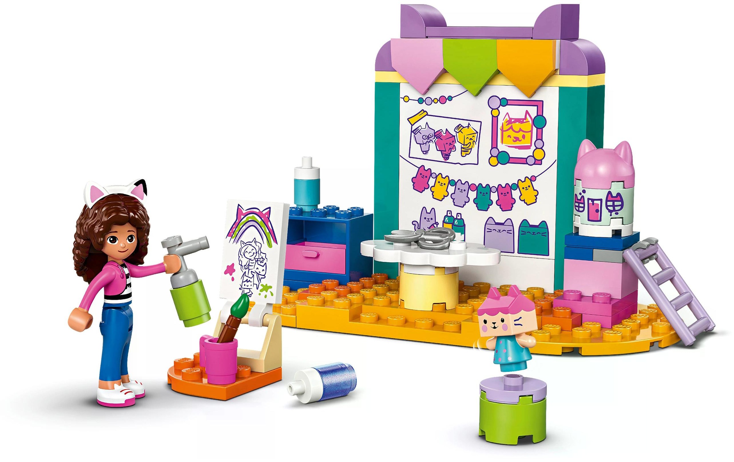 LEGO® Spielbausteine »Gabby's Dollhouse Bastelspass mit Baby Box 10795«, (60 St.)