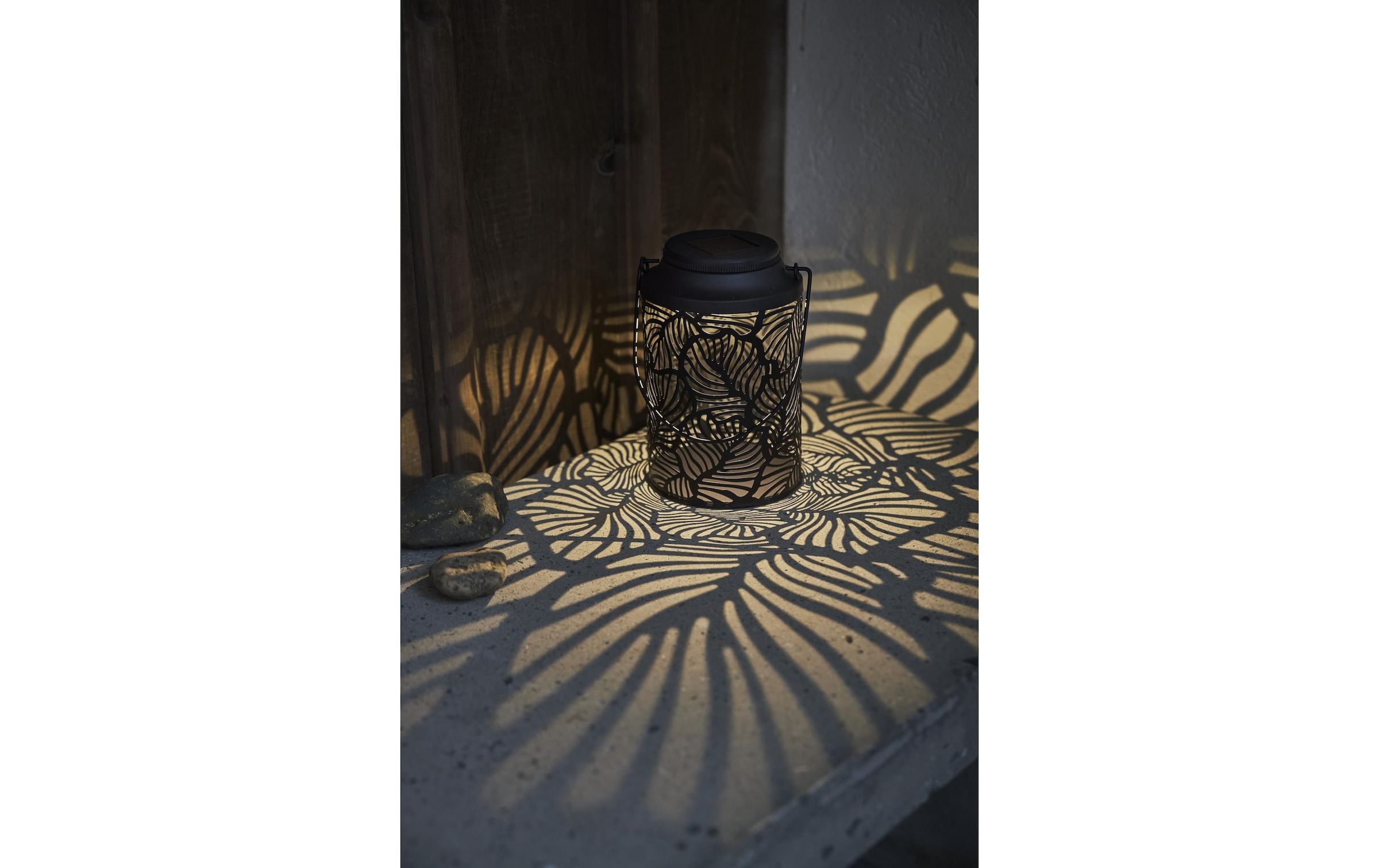 Parforce Traditional Hunting LED Laterne »Solar Leafy, Schwarz«