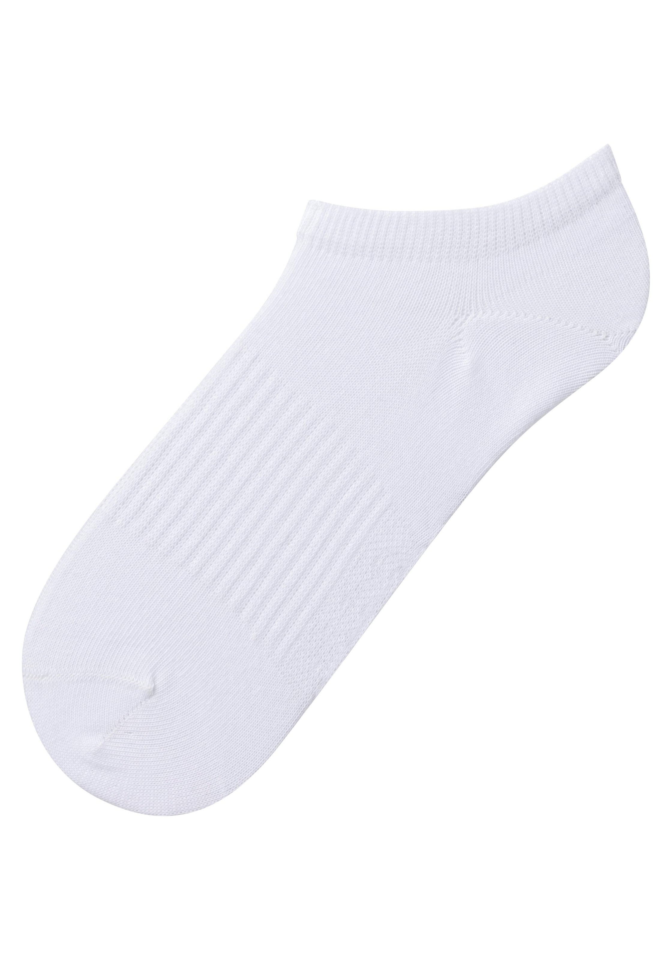 LASCANA ACTIVE Sneakersocken, (Packung, 7 Paar), mit Mittelfussgummi